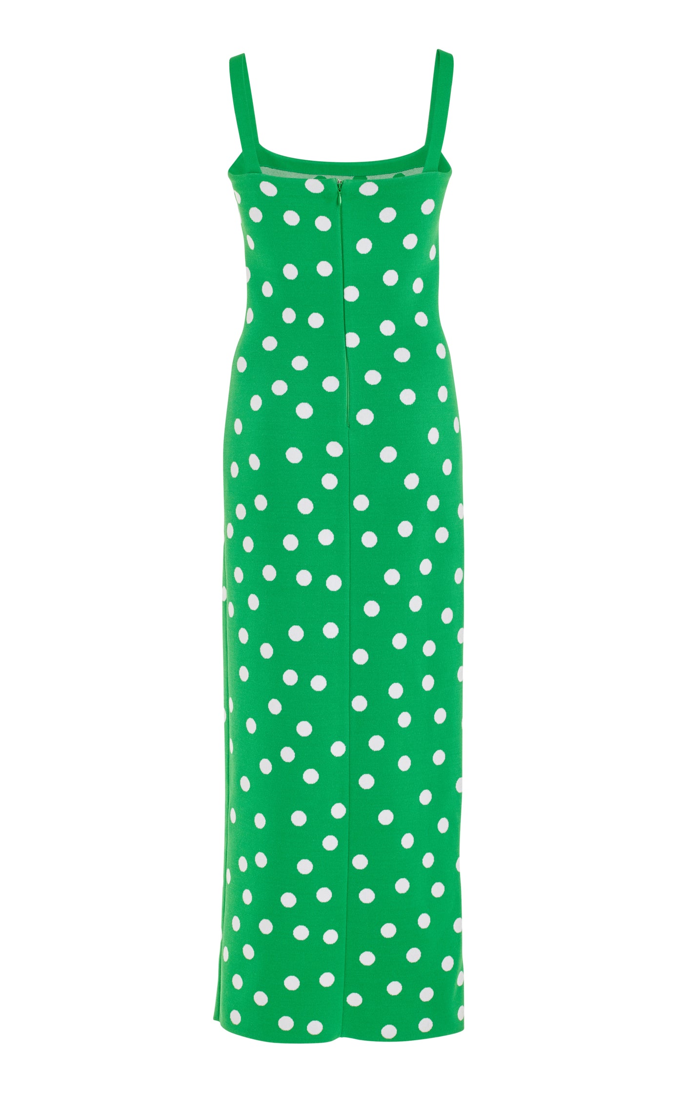 Polka-Dot Midi Dress