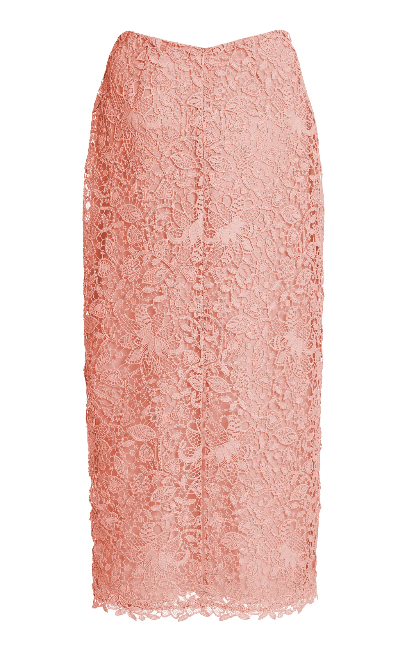Lace Broderie Midi Skirt