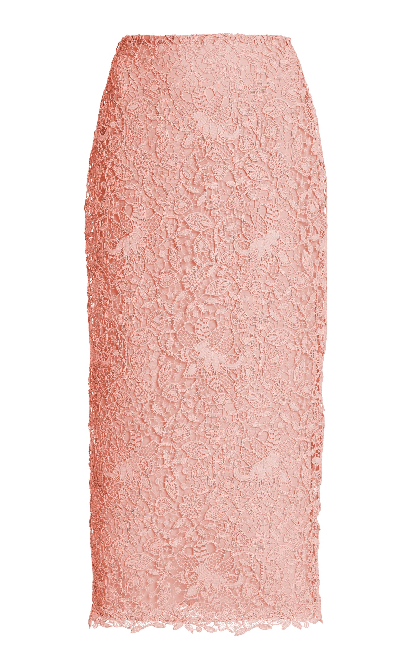 Lace Broderie Midi Skirt