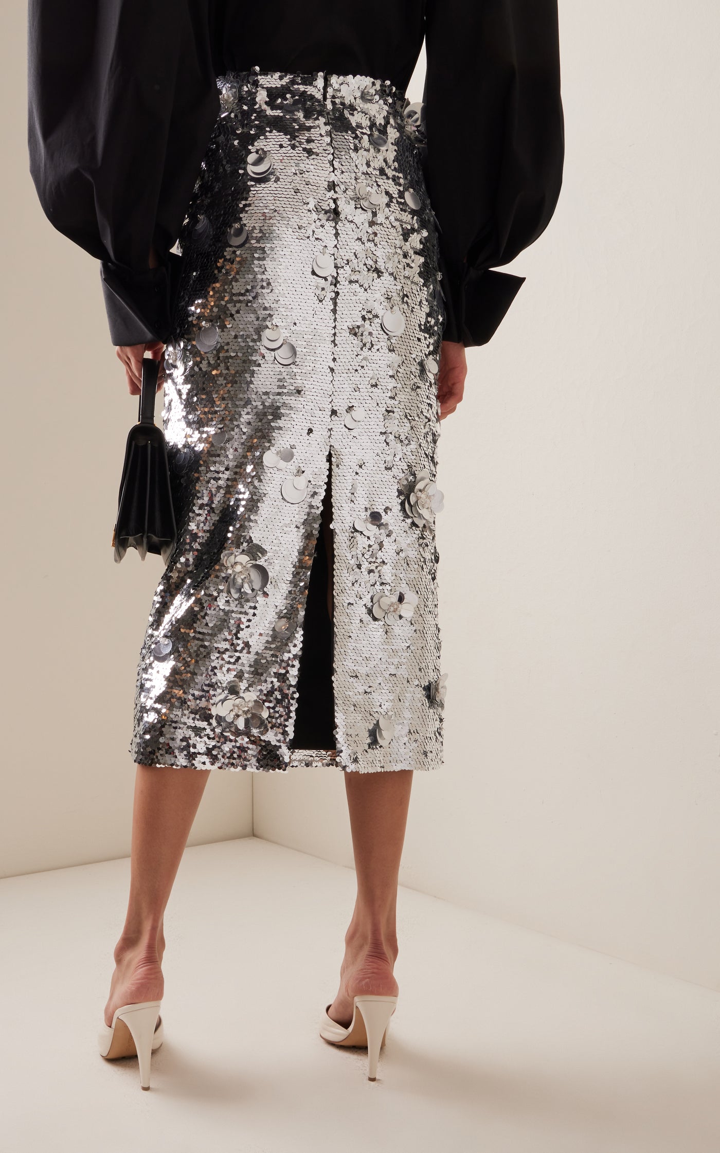 Sequined Midi Skirt