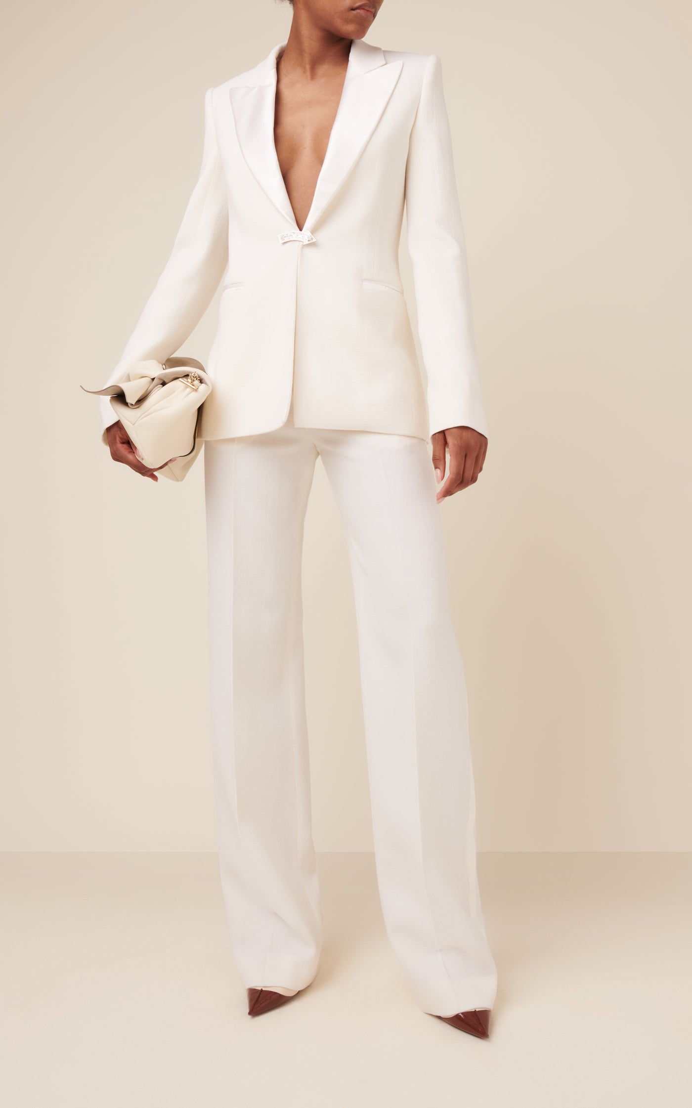 Wool Crepe Blazer