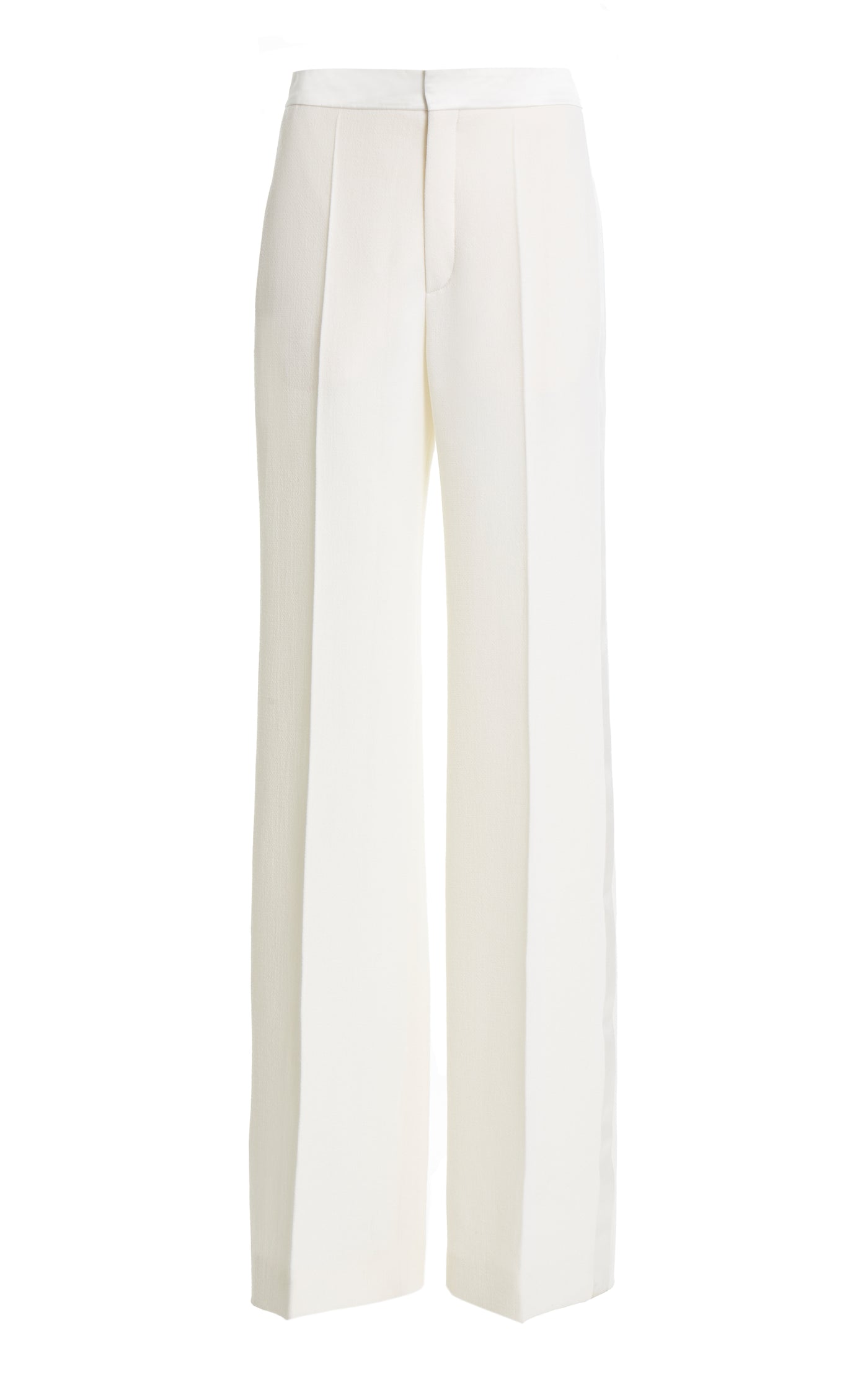 Wool Crepe Tuxedo Pants