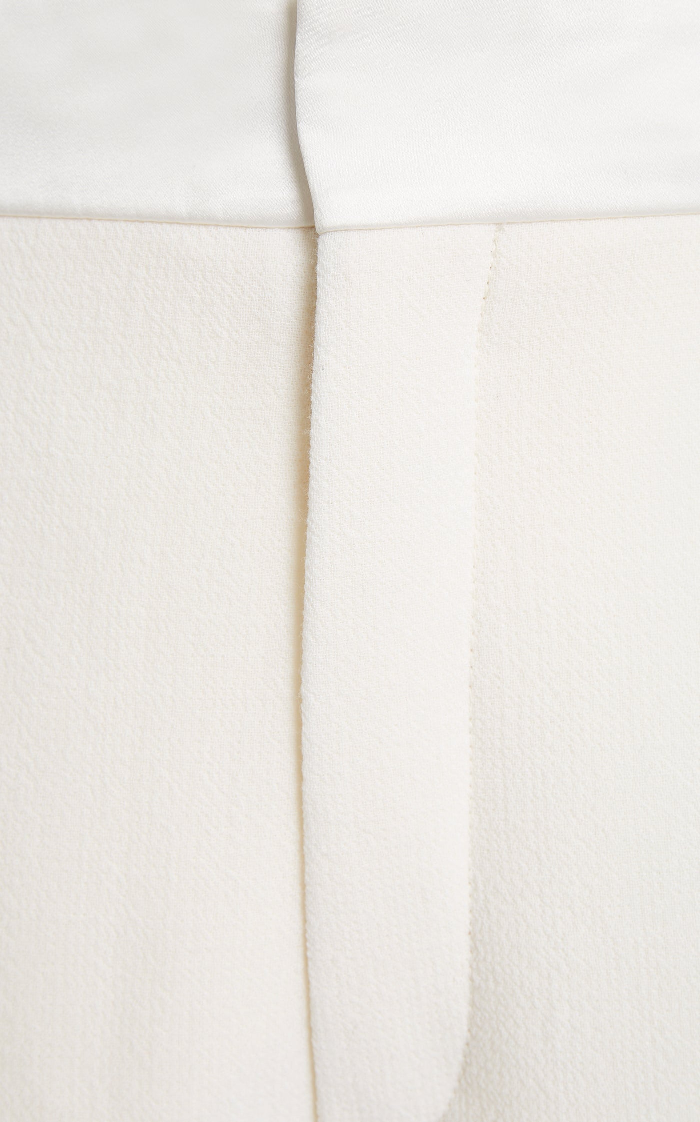 Wool Crepe Tuxedo Pants