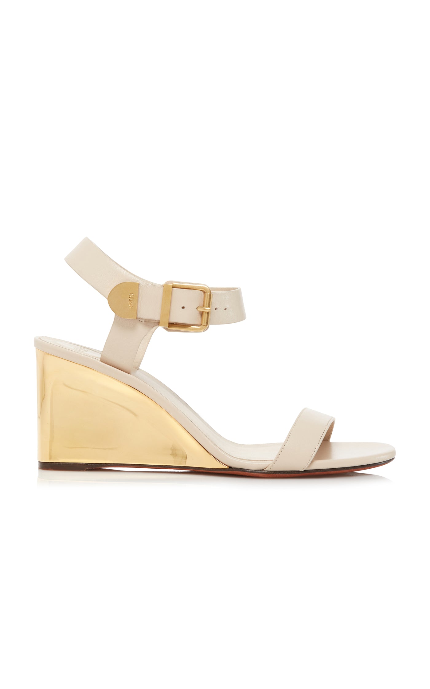 Rebecca Leather Wedge Sandals
