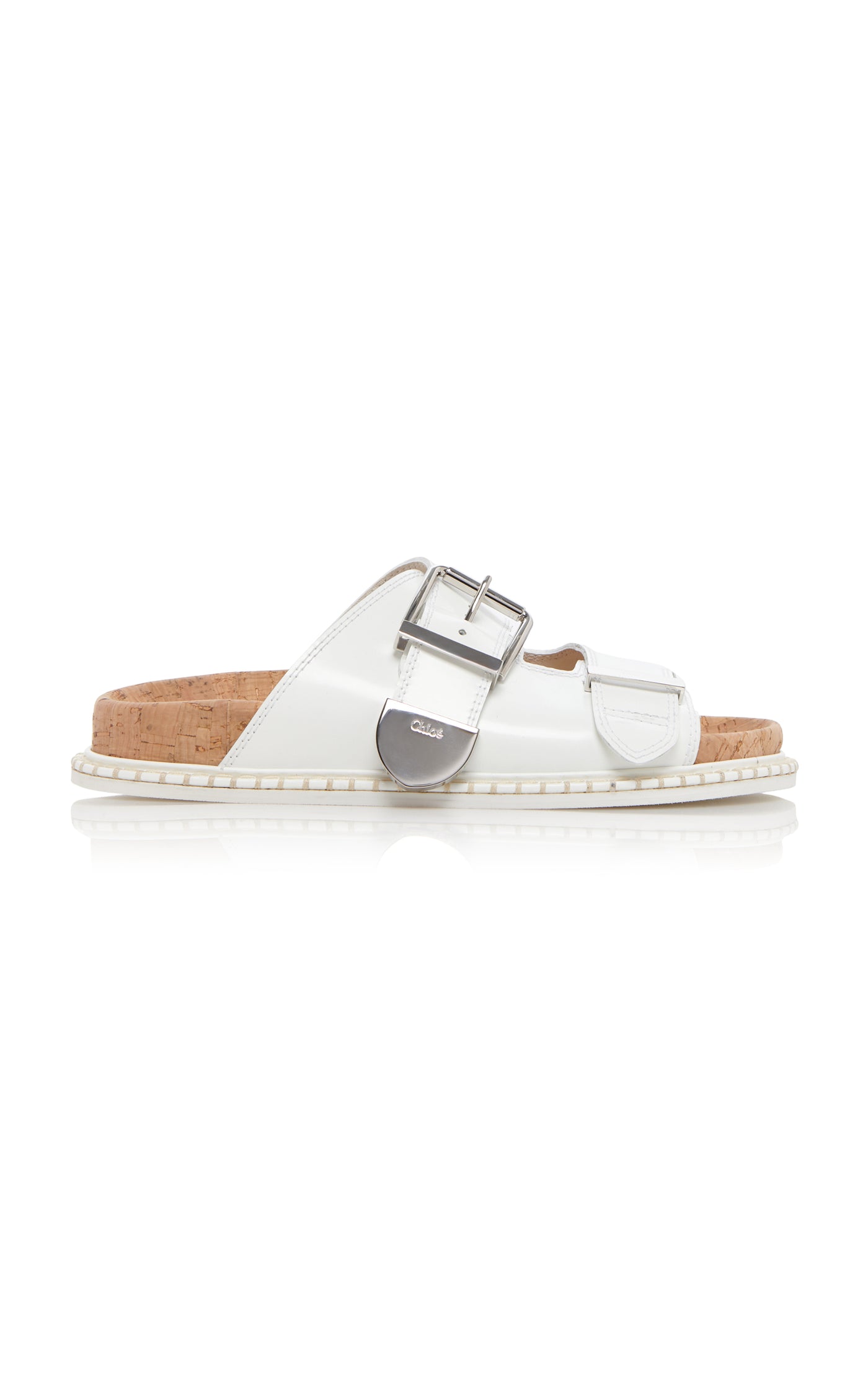 Rebecca Leather Slide Sandals