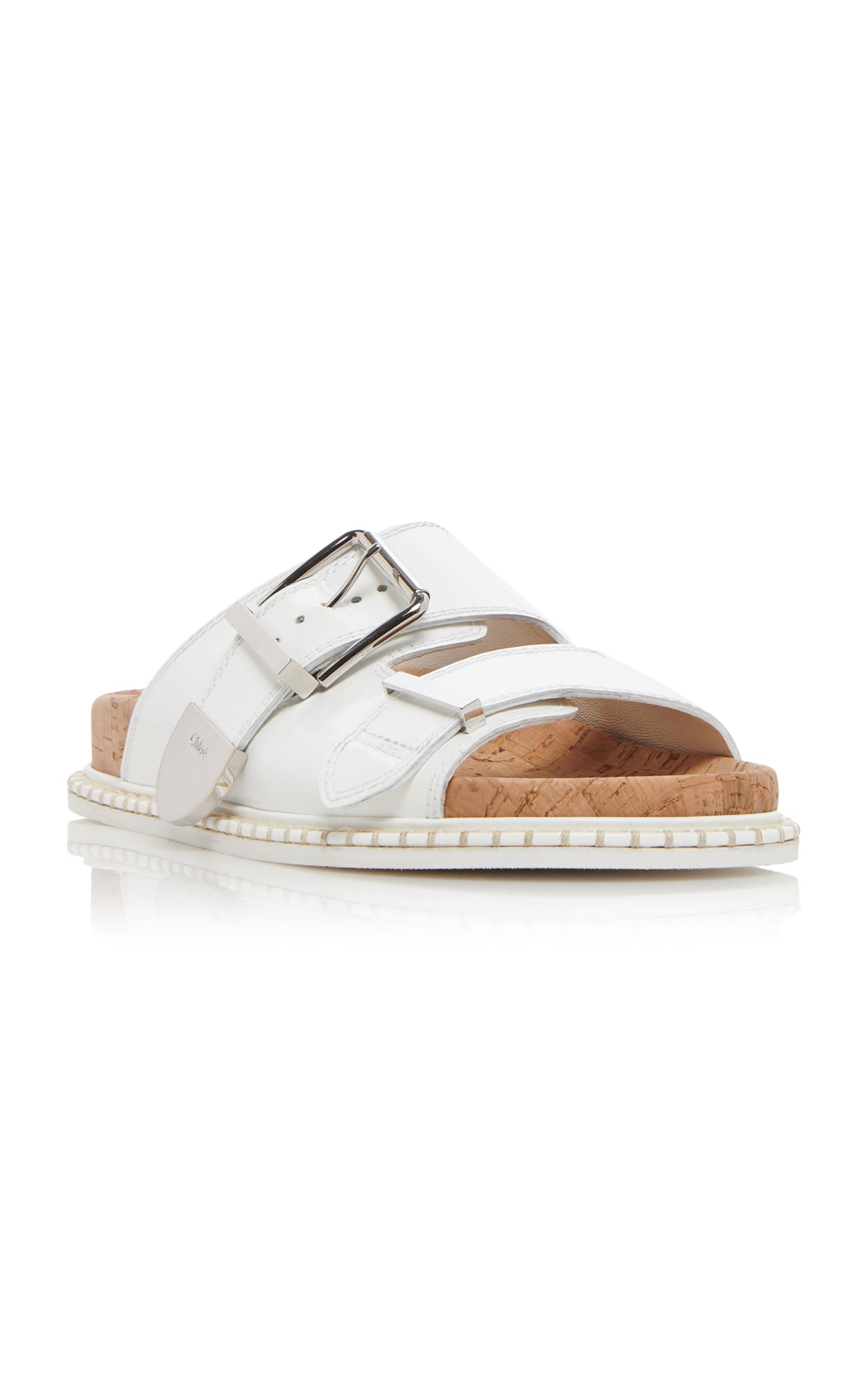 Rebecca Leather Slide Sandals