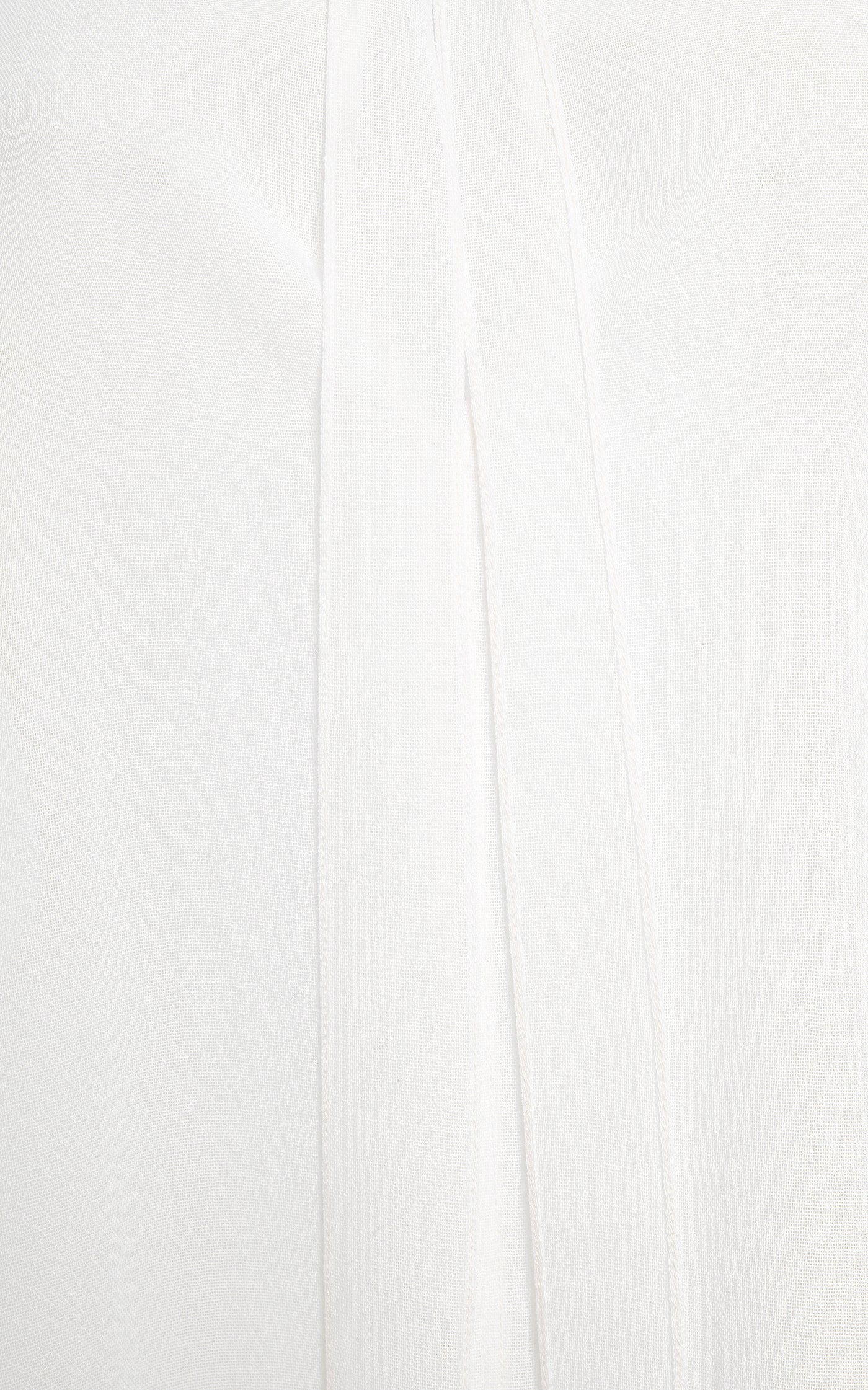 Tie-Front Wool Shirt