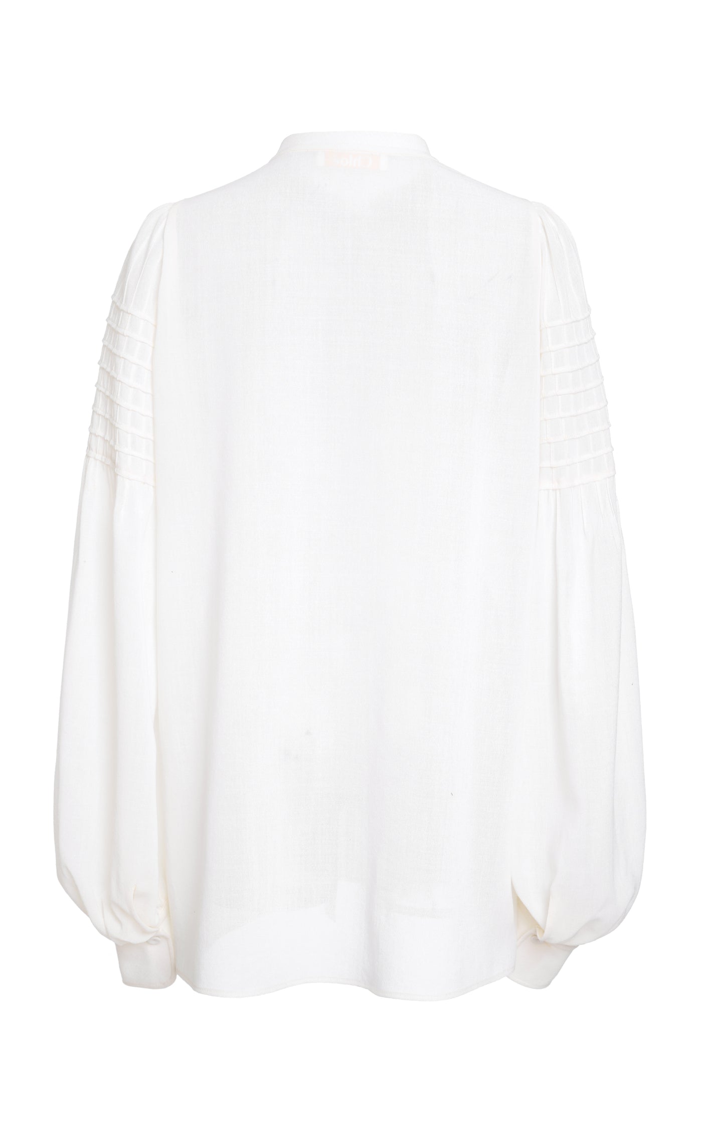 Tie-Front Wool Shirt