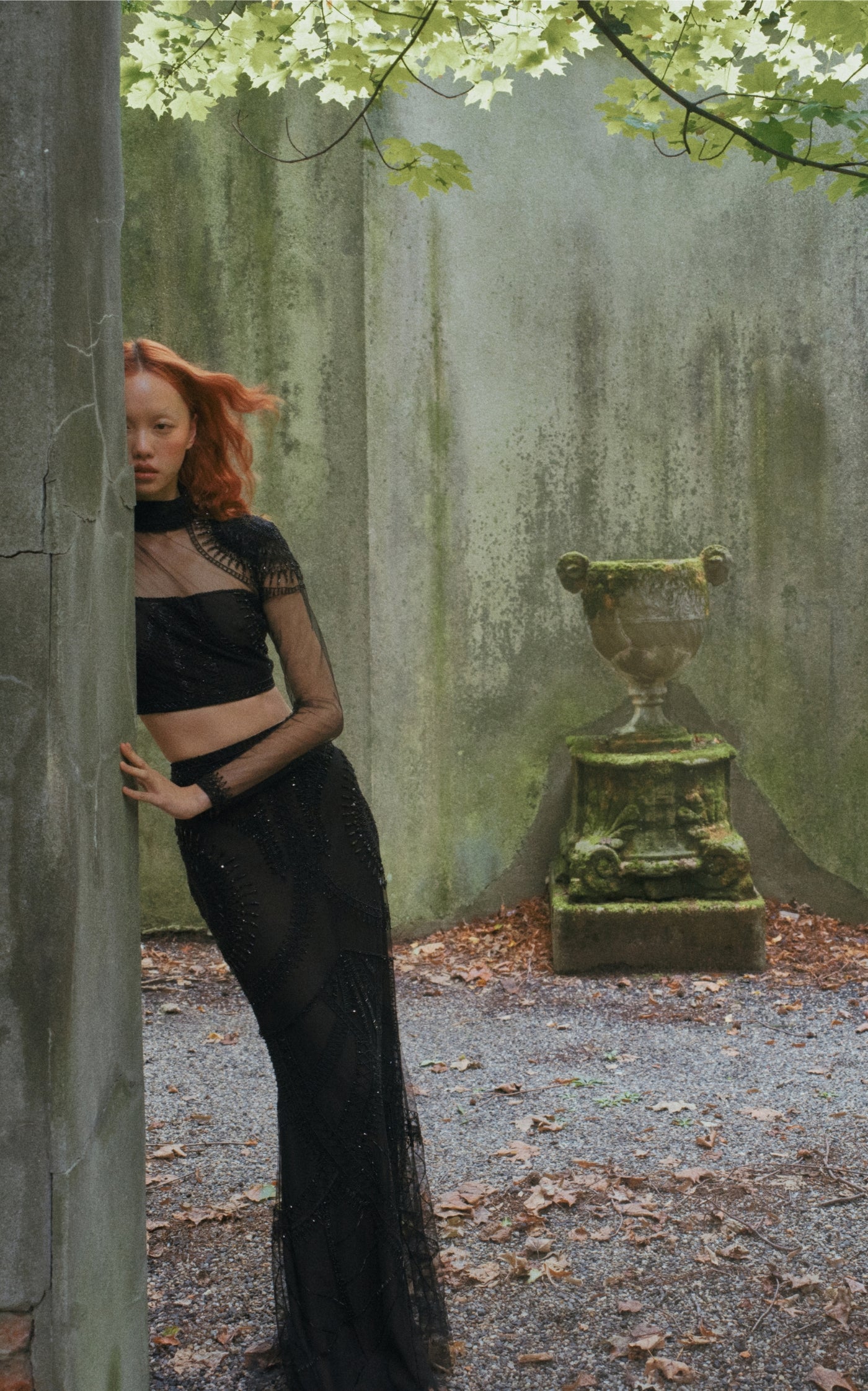 Exclusive Dessiner La Dentelle Beaded Tulle Maxi Skirt