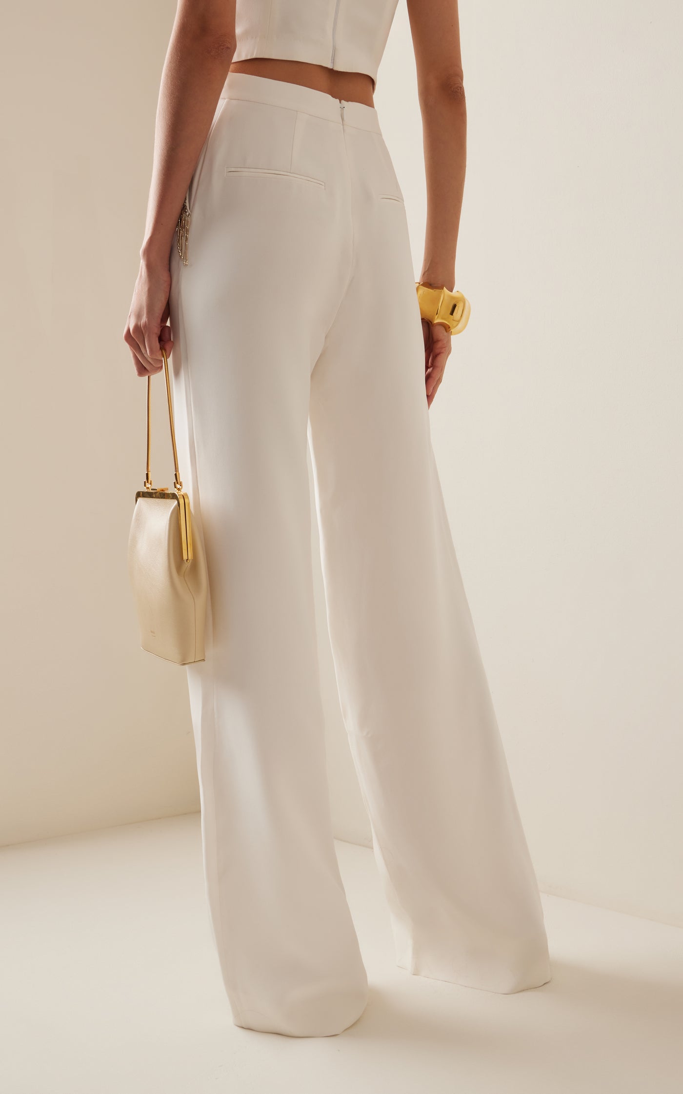 Exclusive Filante Fringed Silk Pants