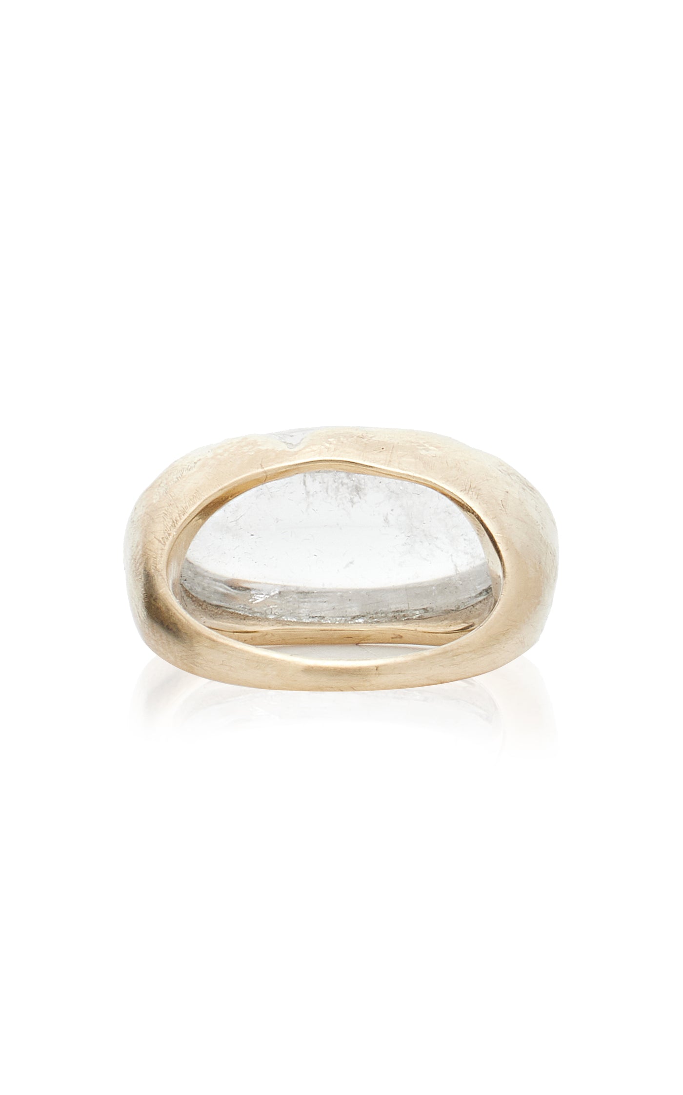 Pool 14K Yellow Gold Quartz Ring
