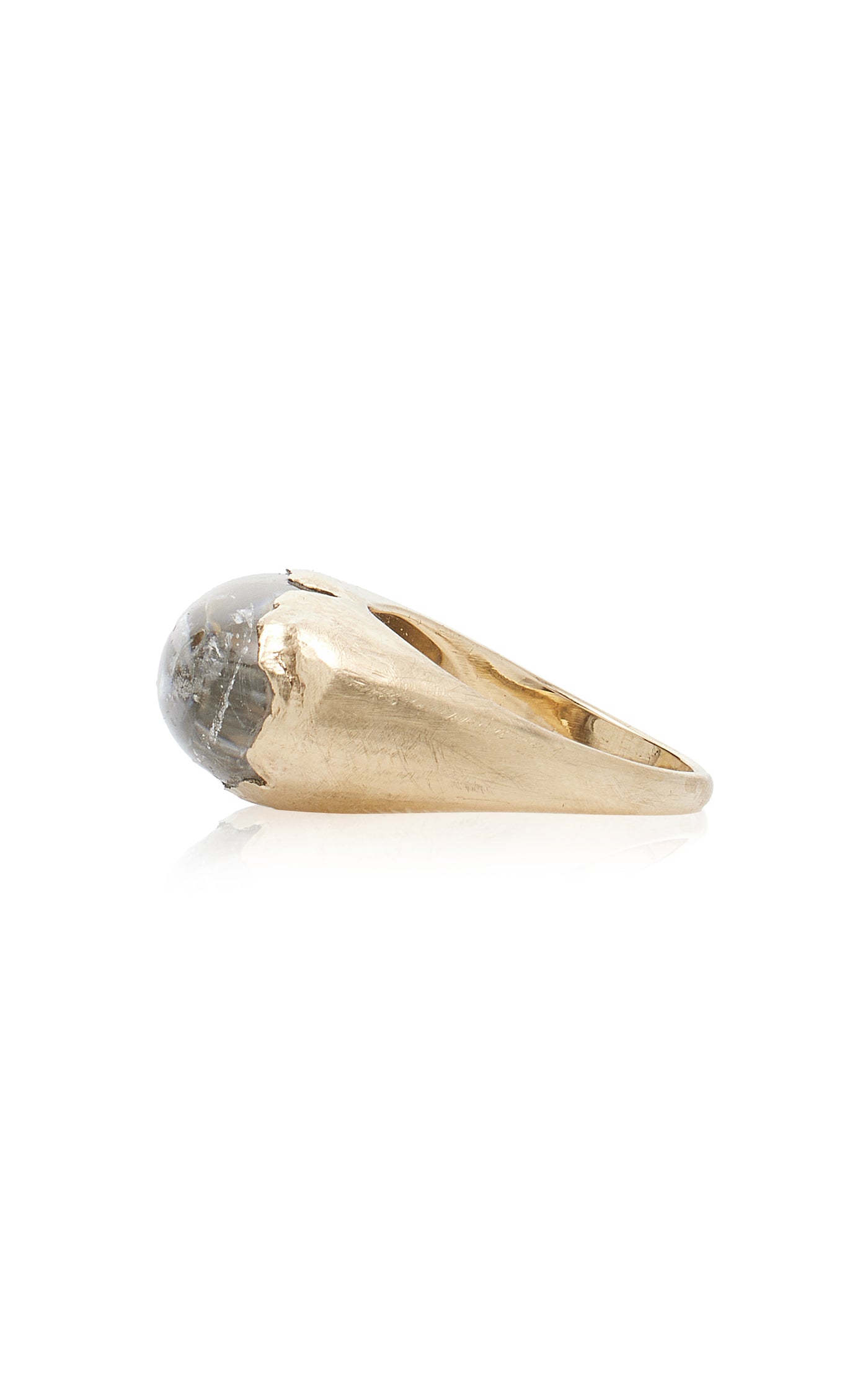 Pool 14K Yellow Gold Quartz Ring