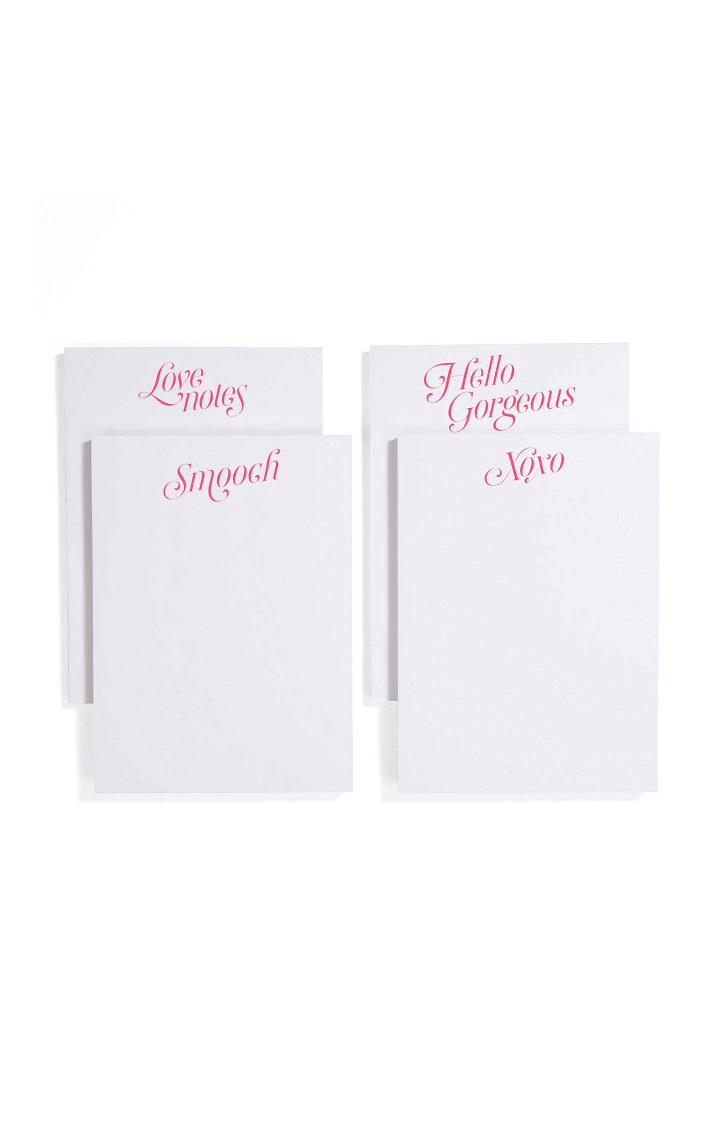 Sweetheart Set-of-Four Notepads