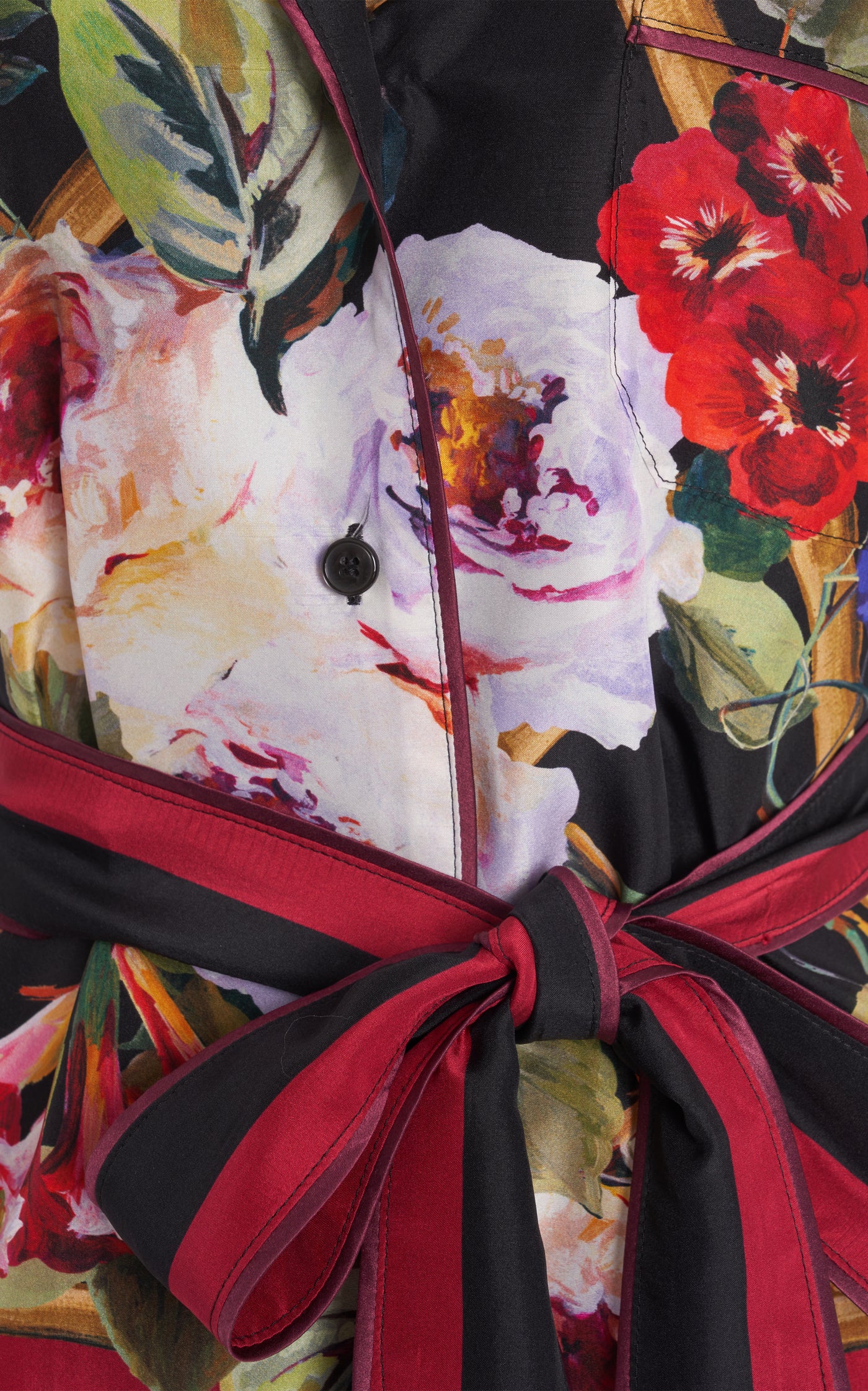 Tie-Detaiied Silk Blouse