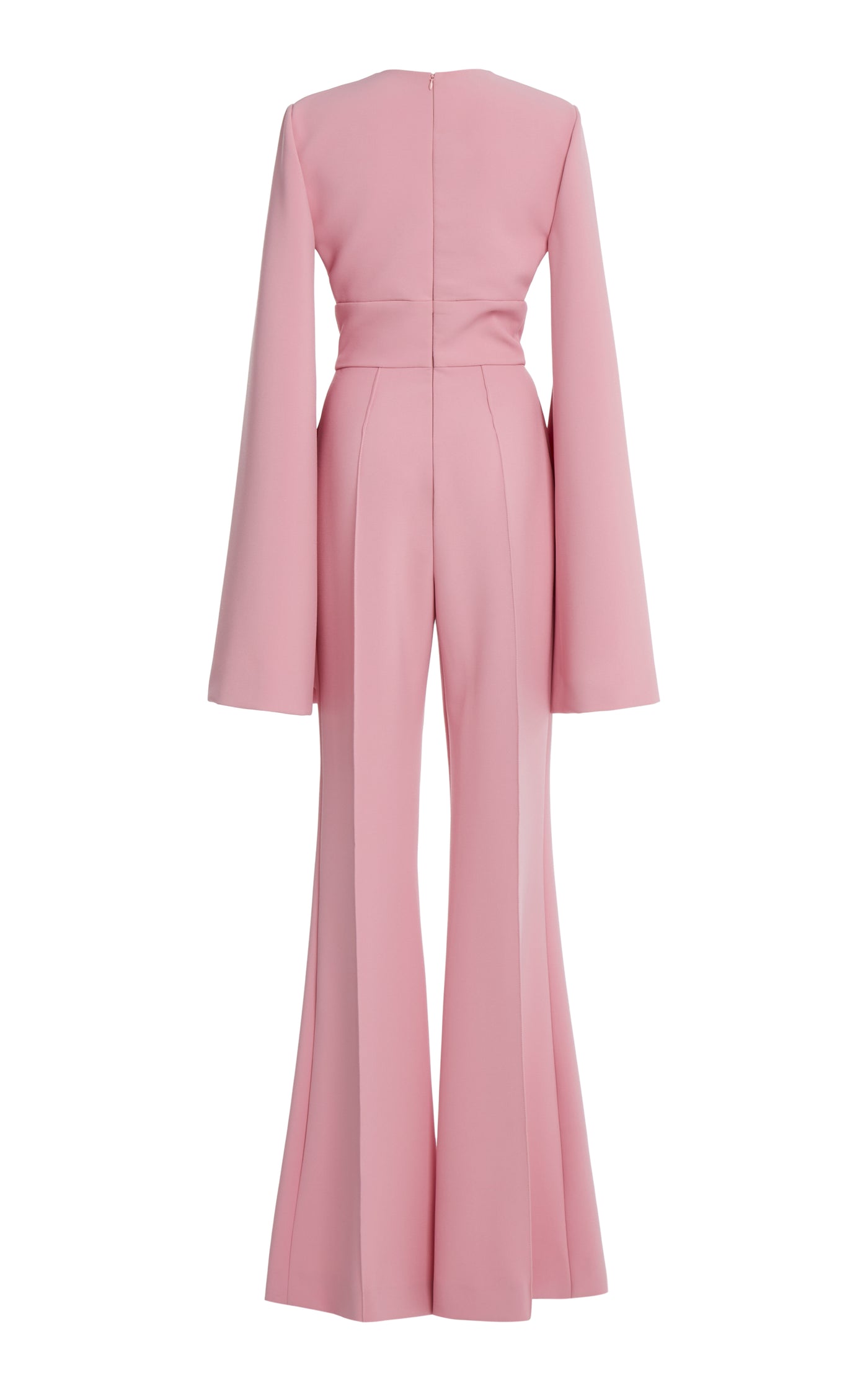 Cape-Detailed Cady Jumpsuit