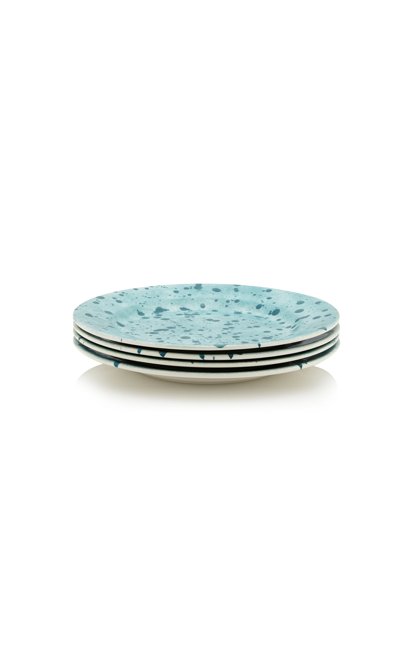 Set-Of-Four Ceramic Dinner Plates
