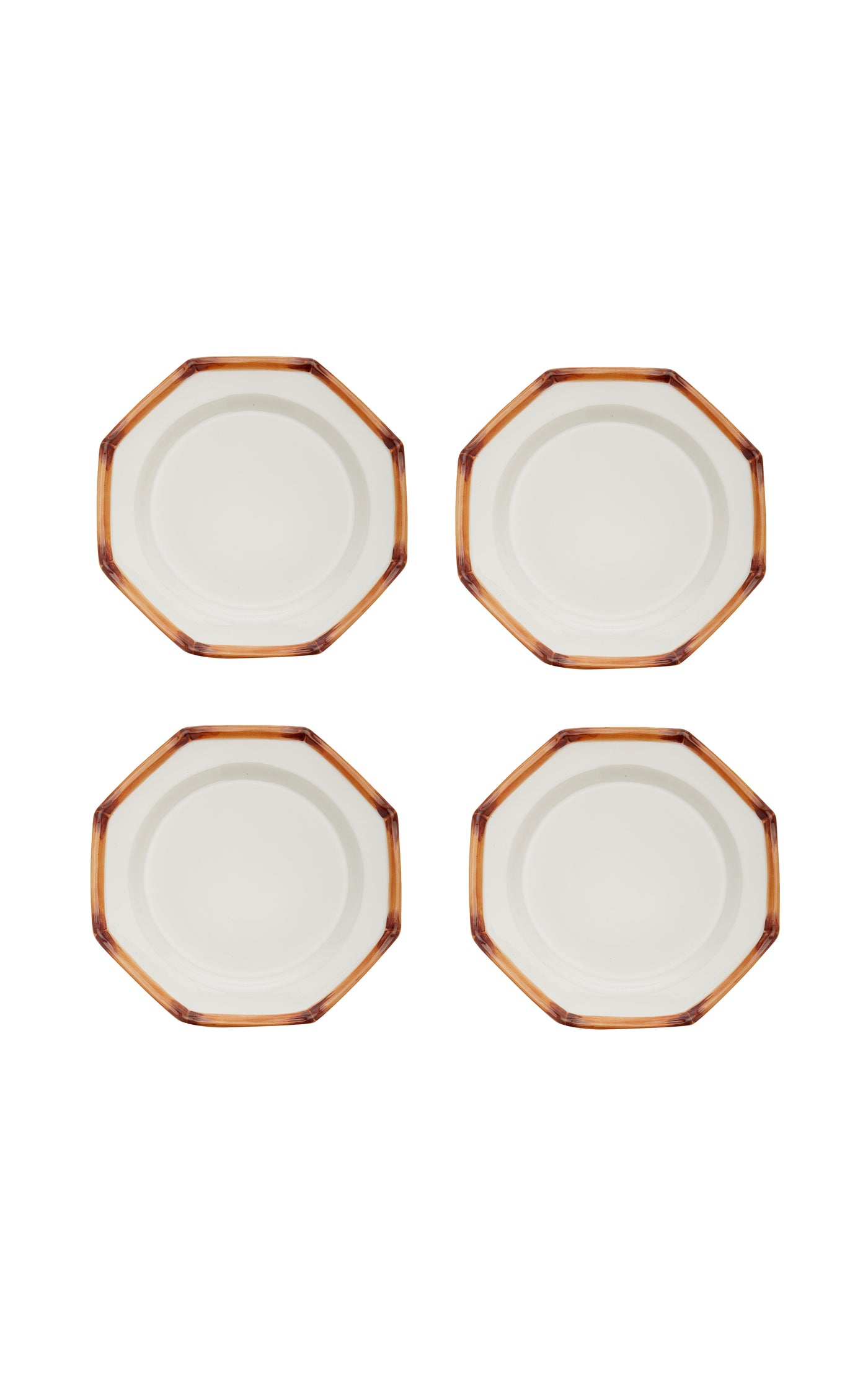 Set-of-Four Ceramic Dinner Plates