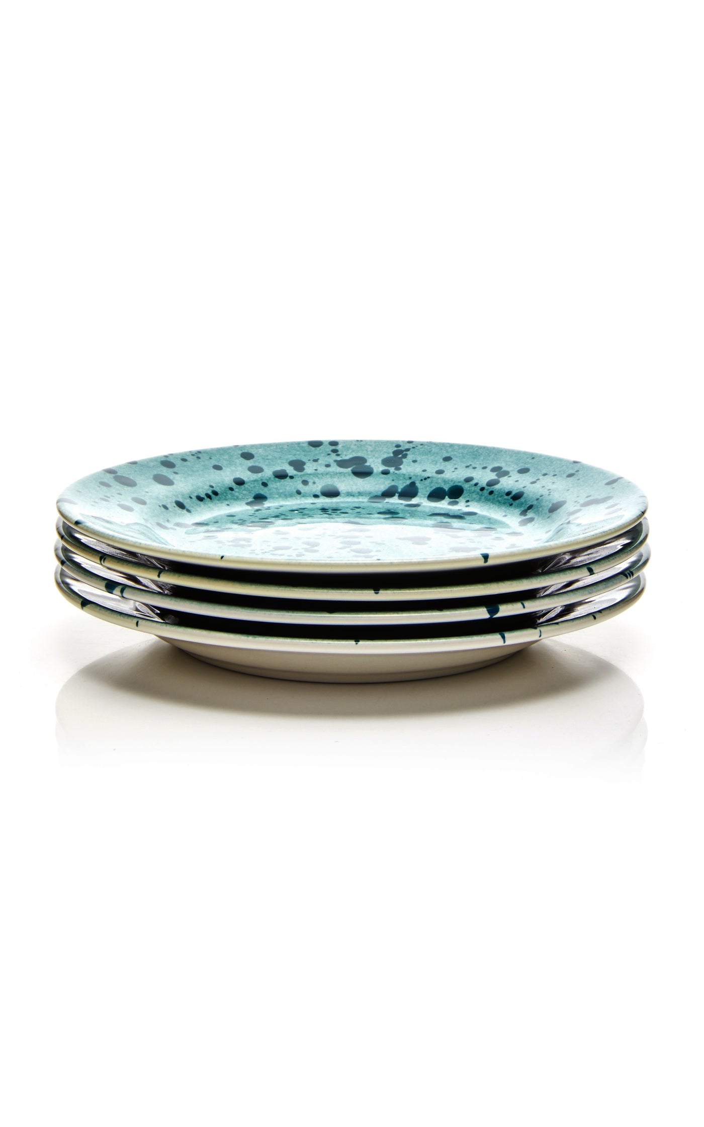 Set-Of-Four Ceramic Dessert Plates