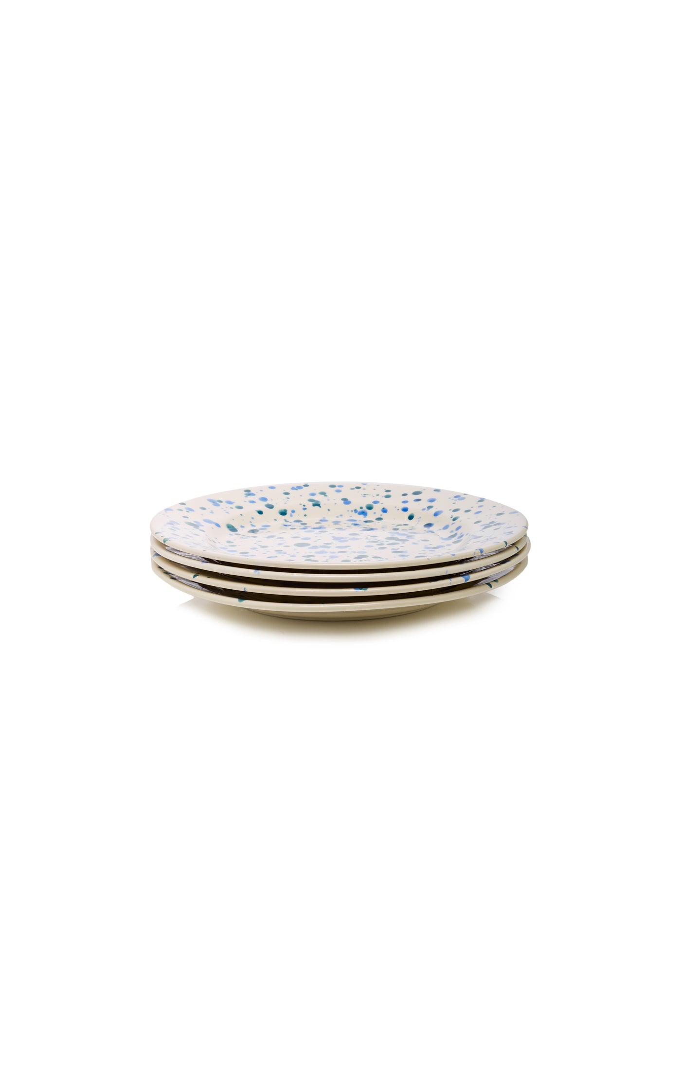 Set-Of-Four Ceramic Dessert Plates