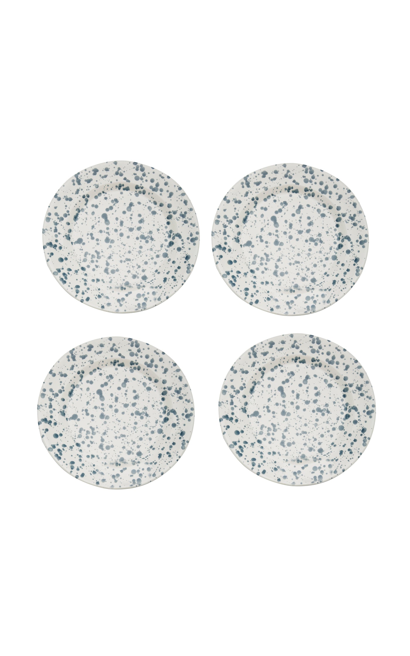 Set-Of-Four Ceramic Dessert Plates