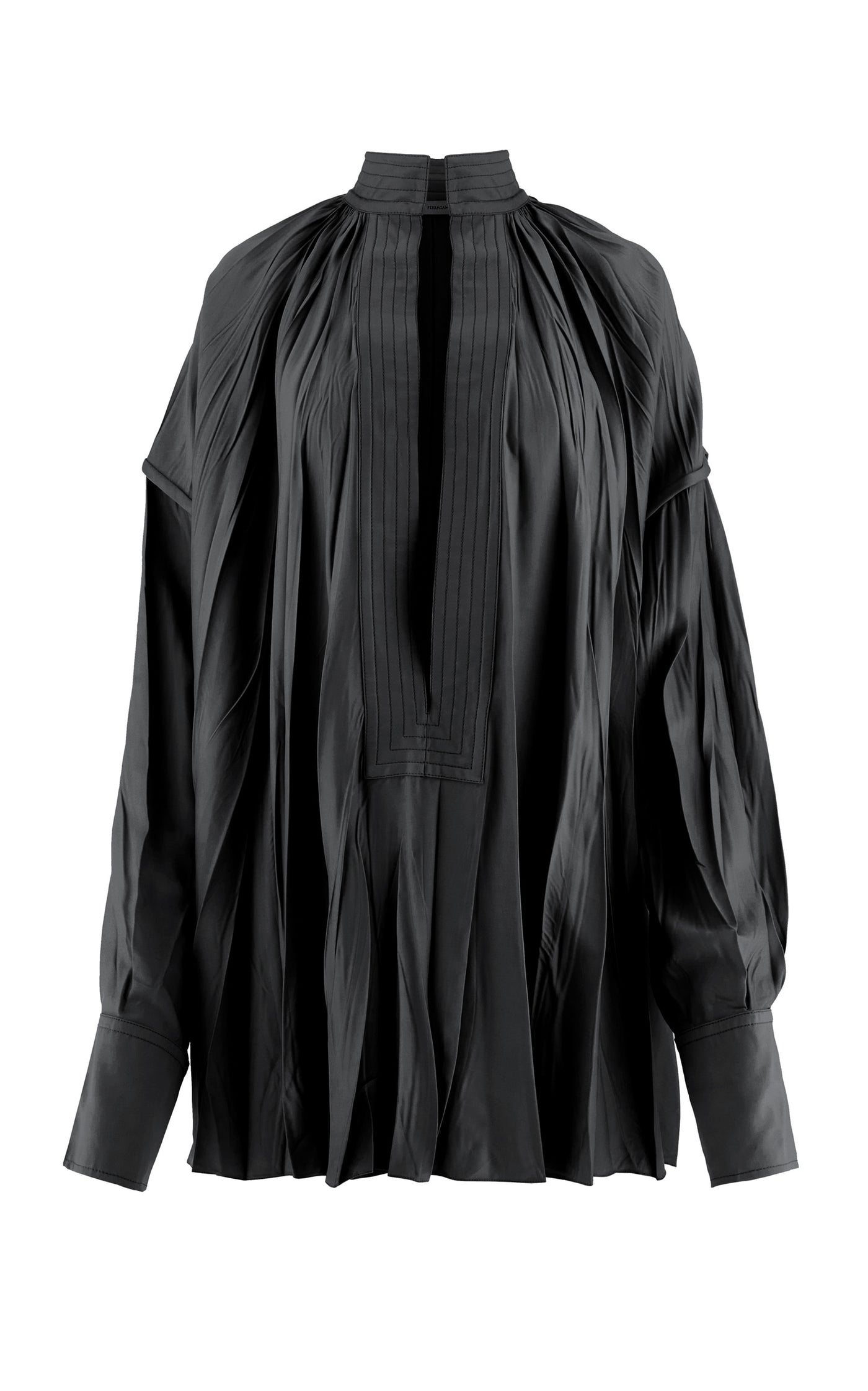 Oversized Satin Top