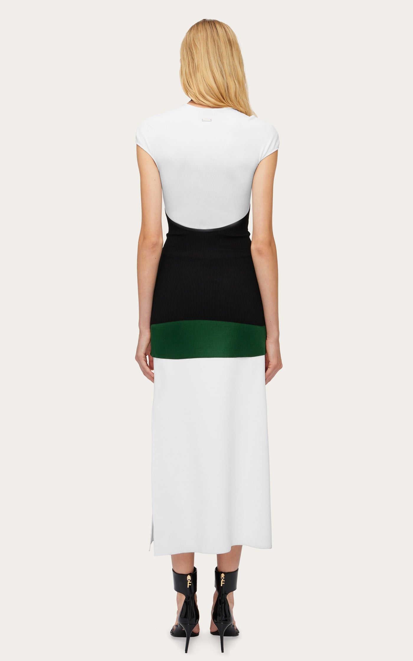 Color-Block Knit Dress