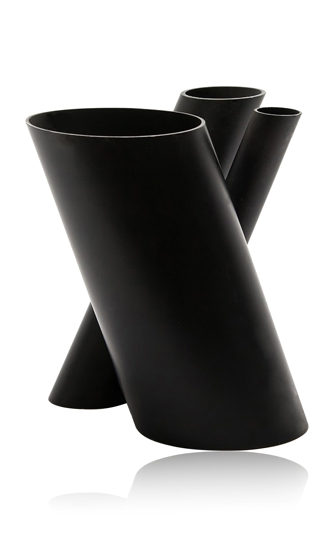 Bana Triple Steel Vase