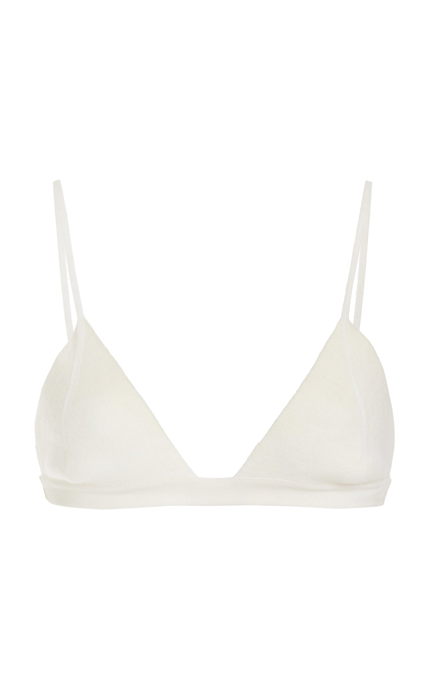 Chevier Knit Wool Bra Top