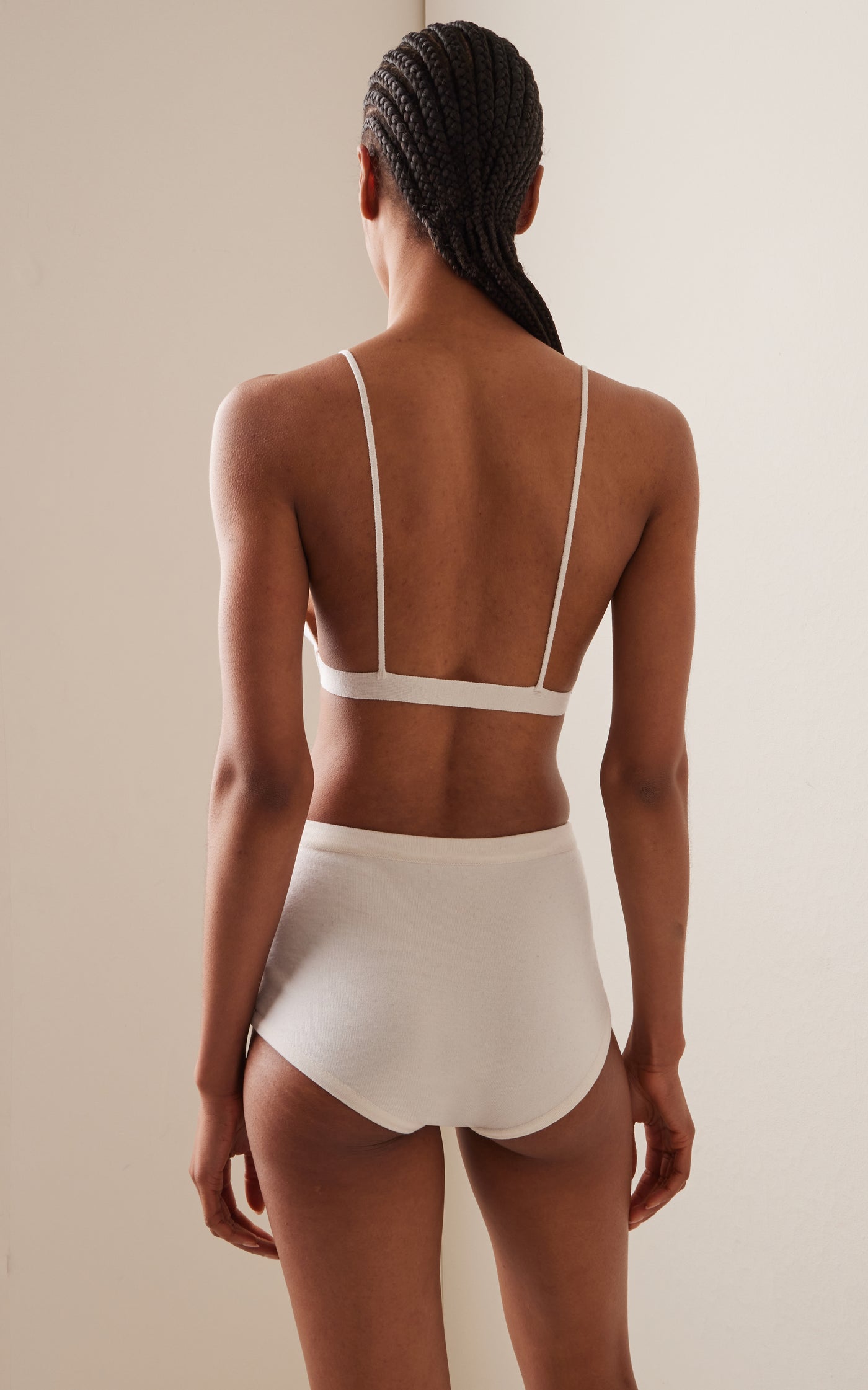 Chevier Knit Wool Bra Top