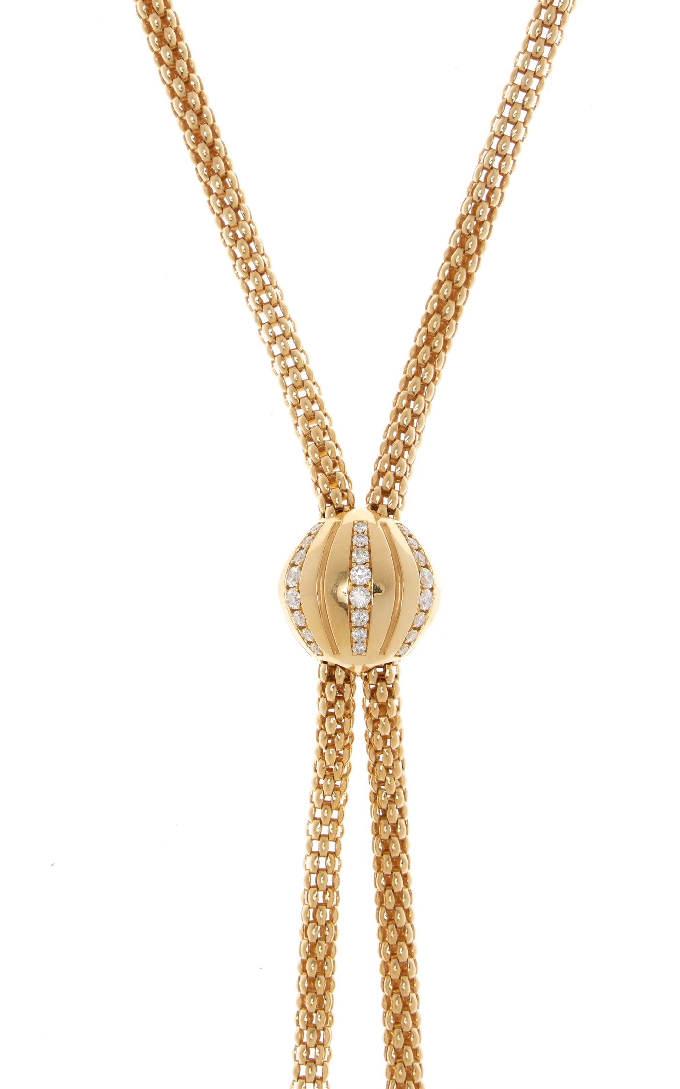 Stella 18K Yellow Gold Diamond Necklace