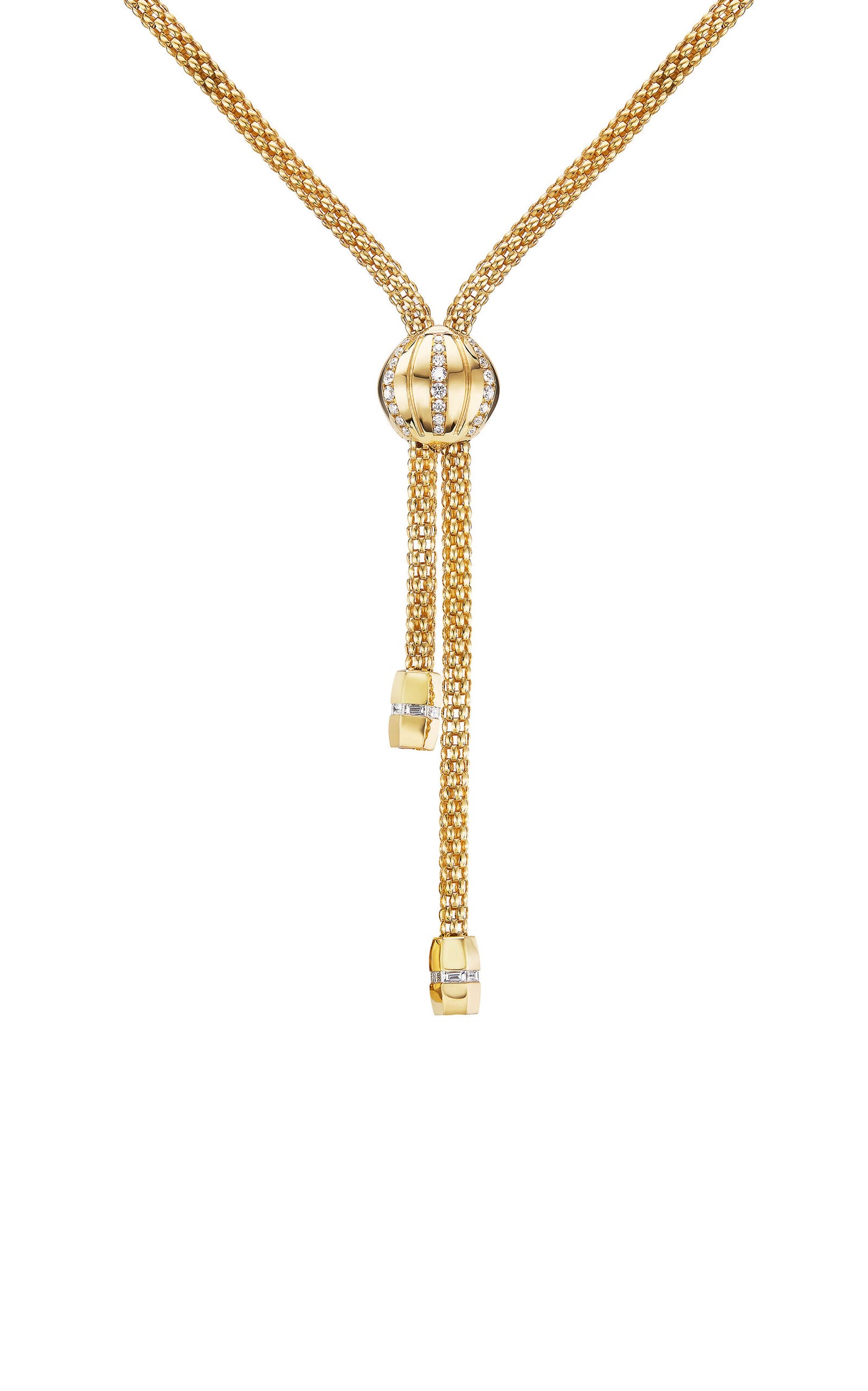 Stella 18K Yellow Gold Diamond Necklace
