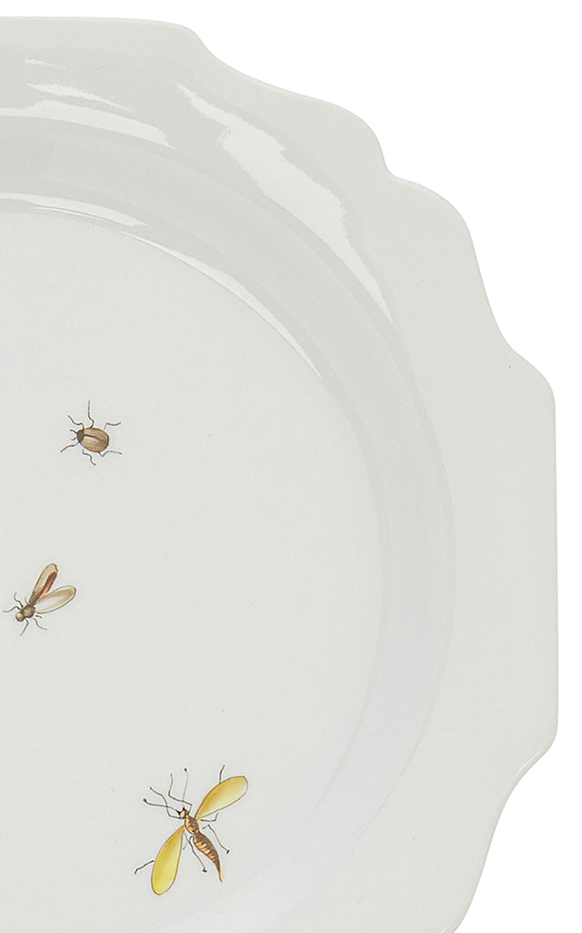 Painted Porcelain Dessert Plate