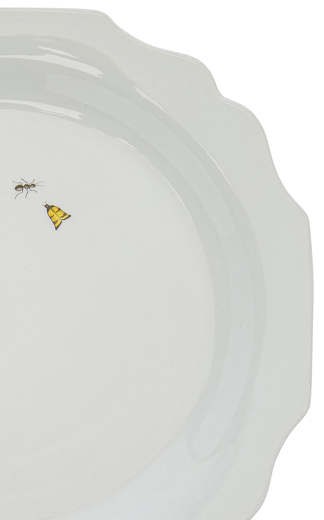 Painted Porcelain Dinner Plate