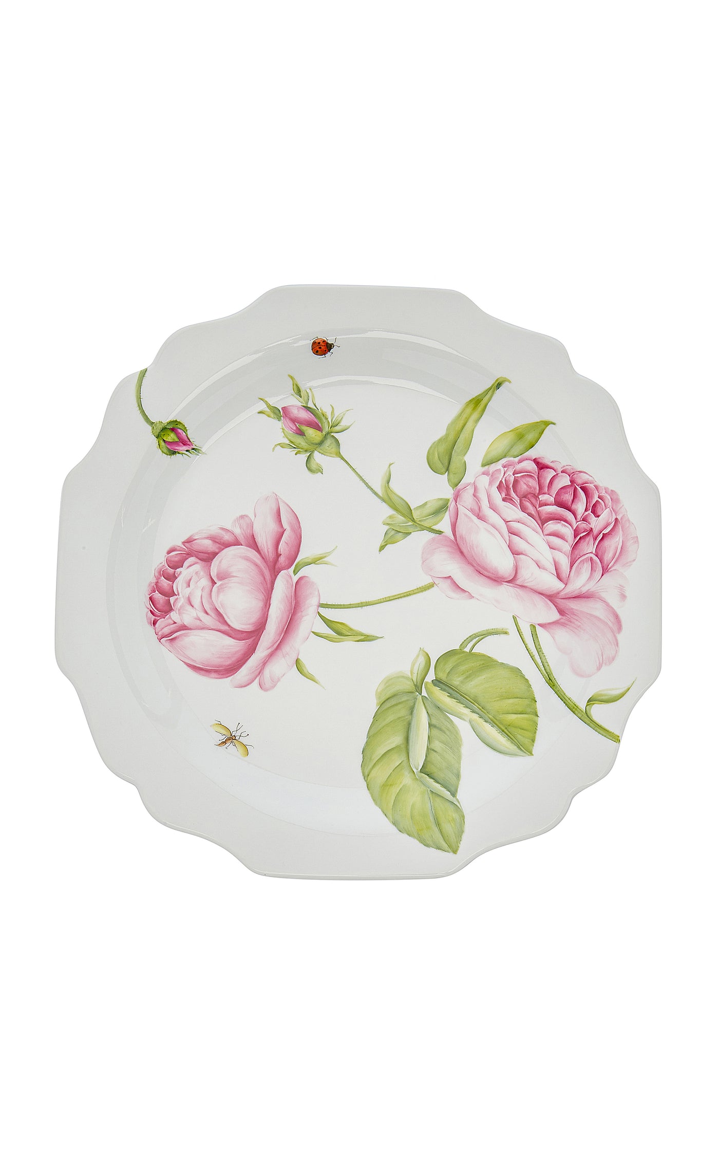 Painted Porcelain Dinner Plate