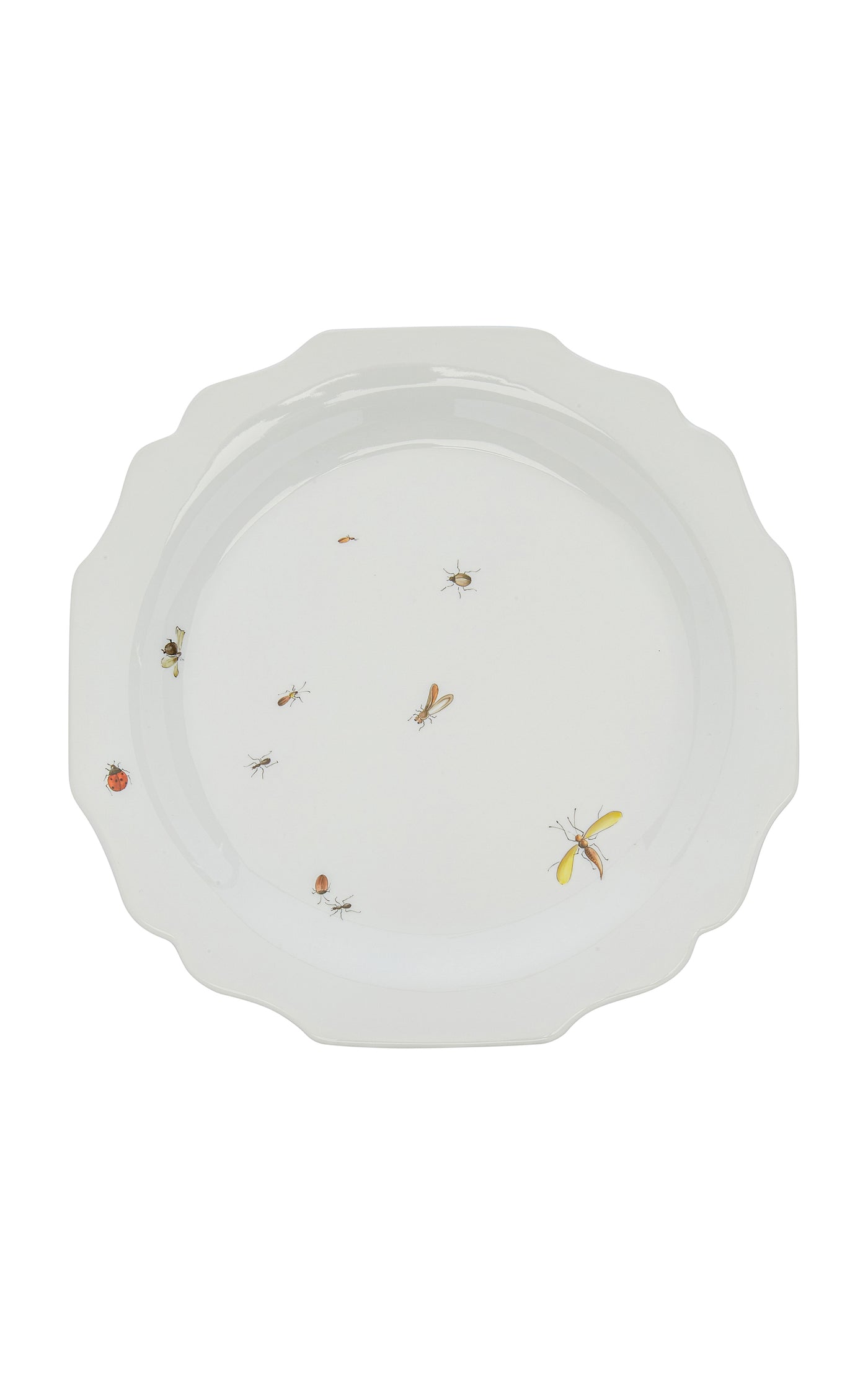 Painted Porcelain Dinner Plate