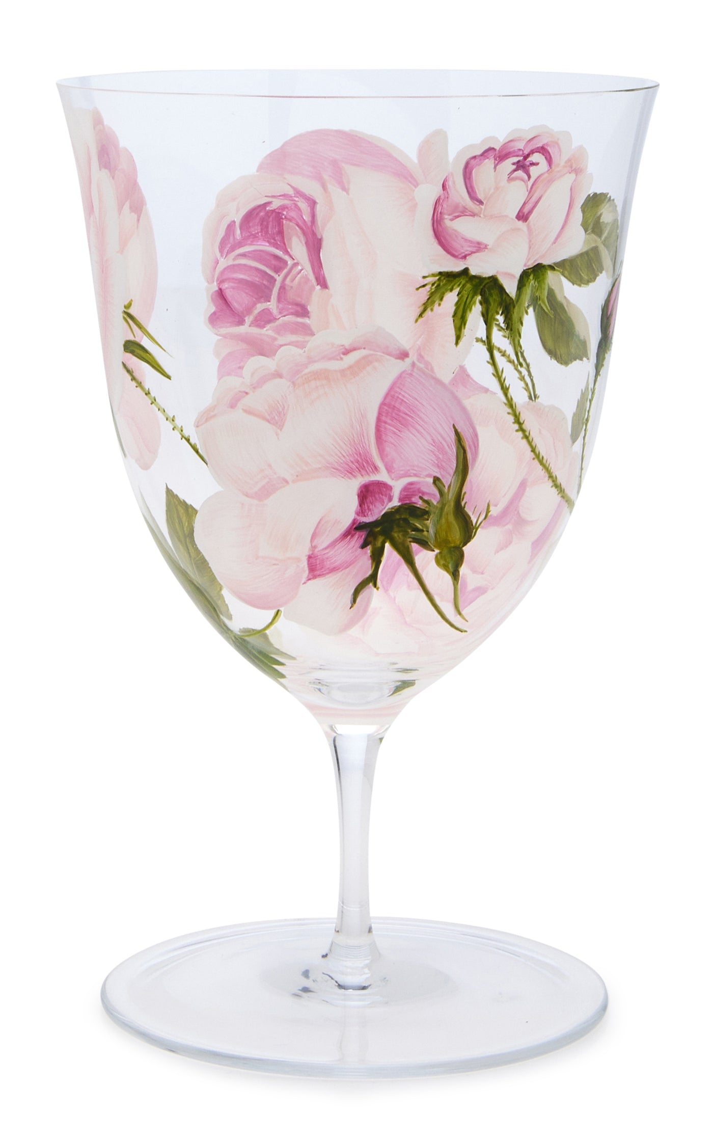 Painted Water Glass