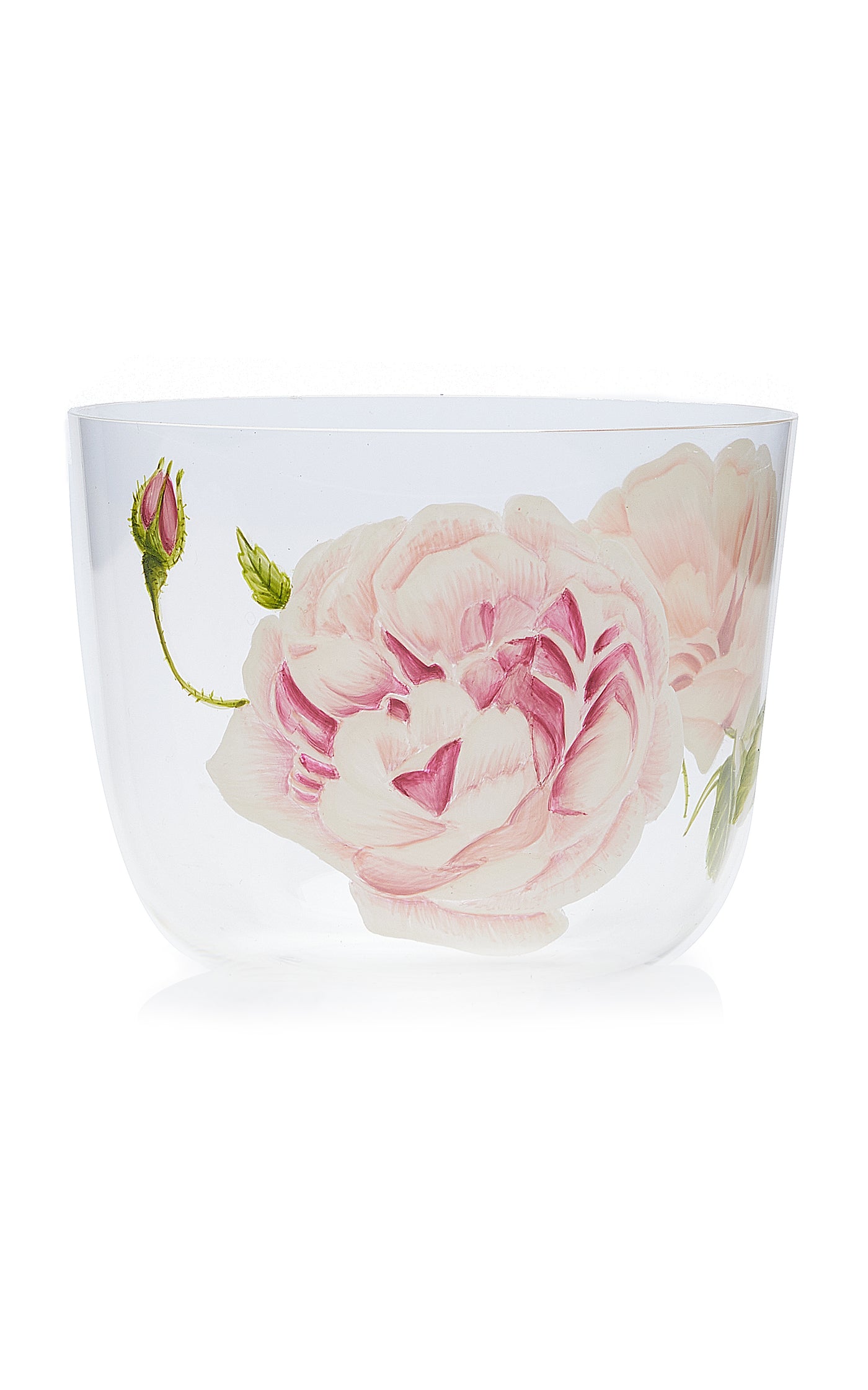 Painted Glass Water Tumbler
