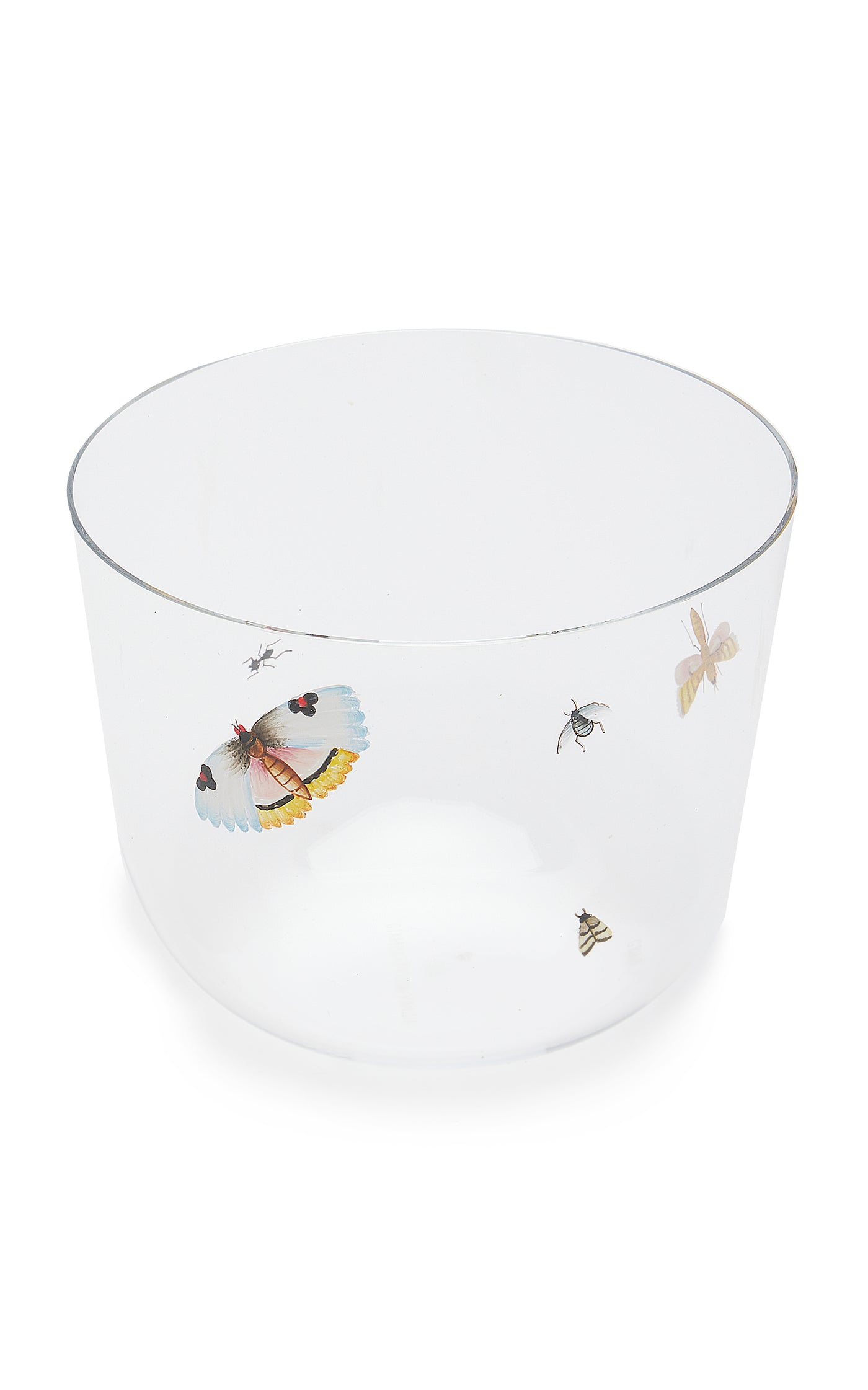 Painted Glass Water Tumbler