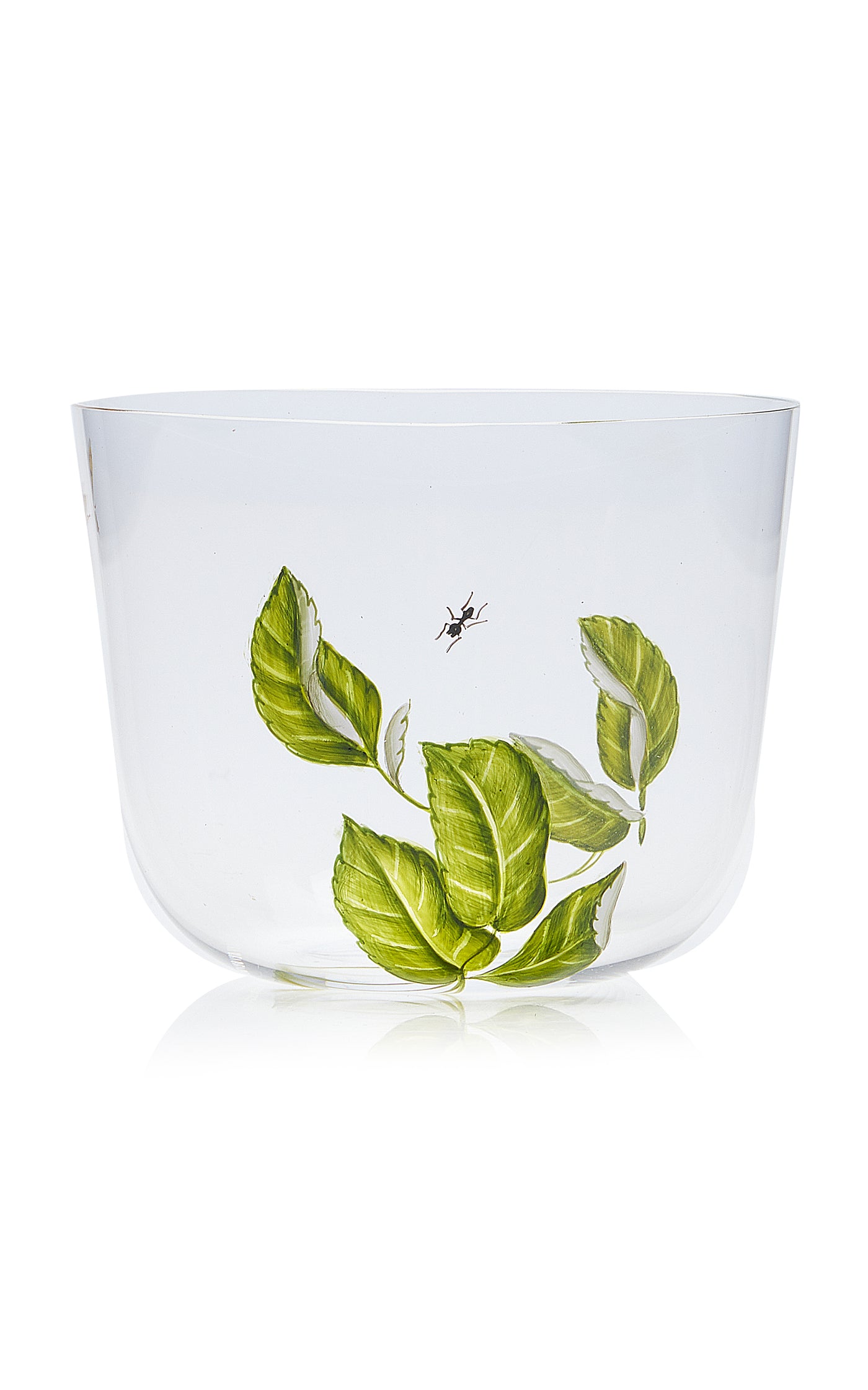 Painted Glass Water Tumbler