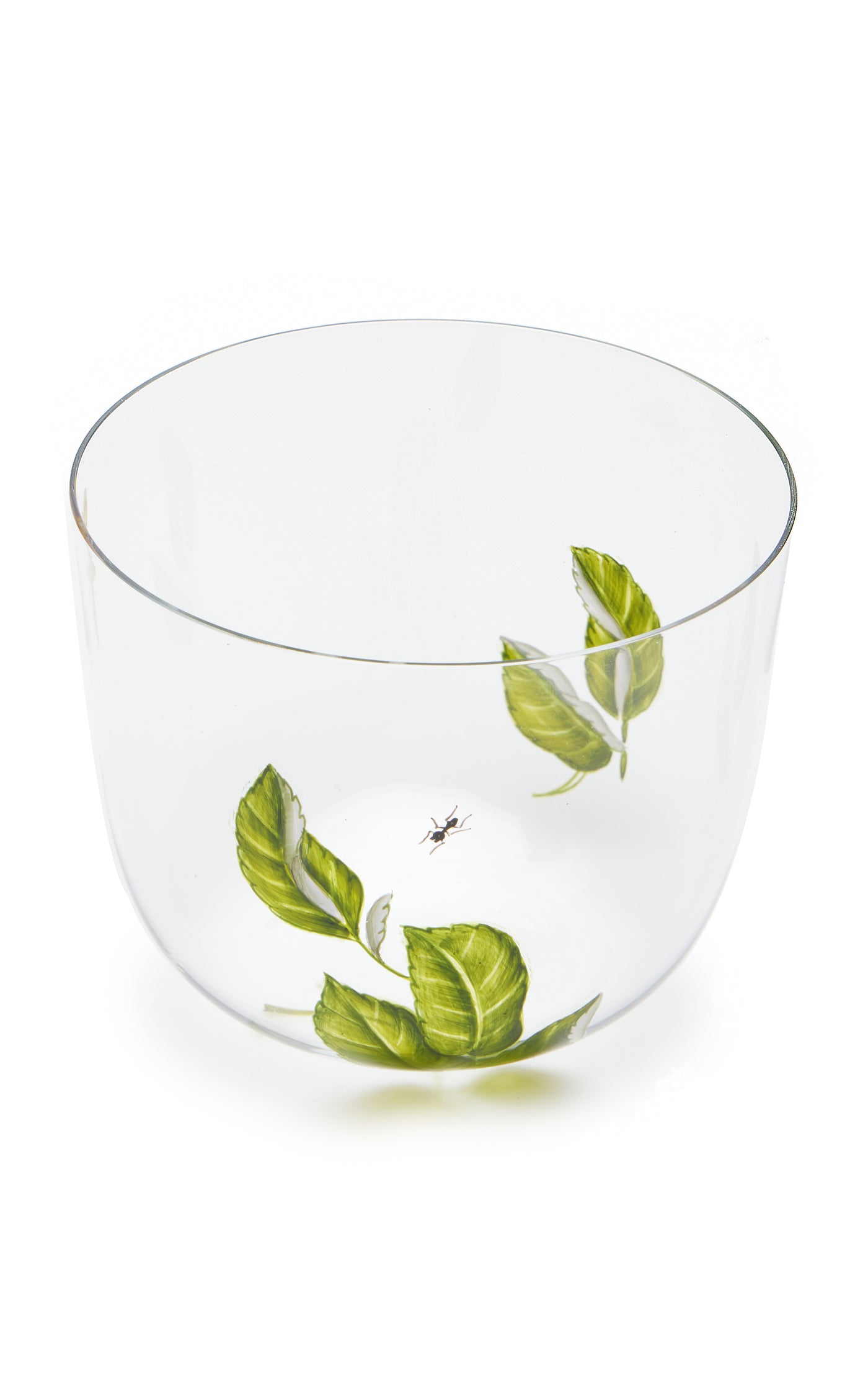 Painted Glass Water Tumbler