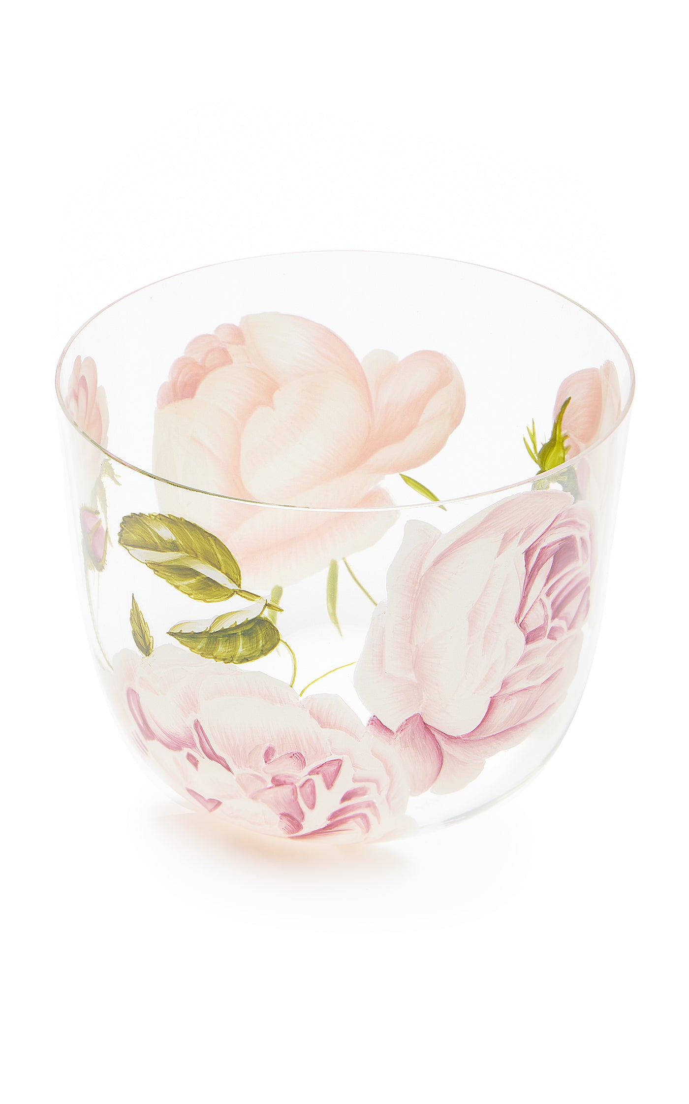 Painted Glass Water Tumbler