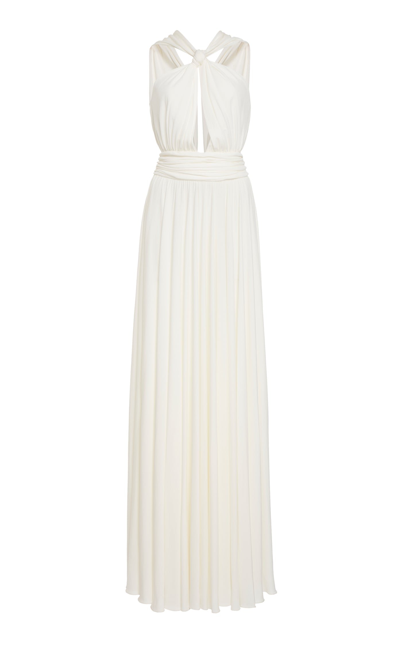 Knotted Jersey Maxi Dress