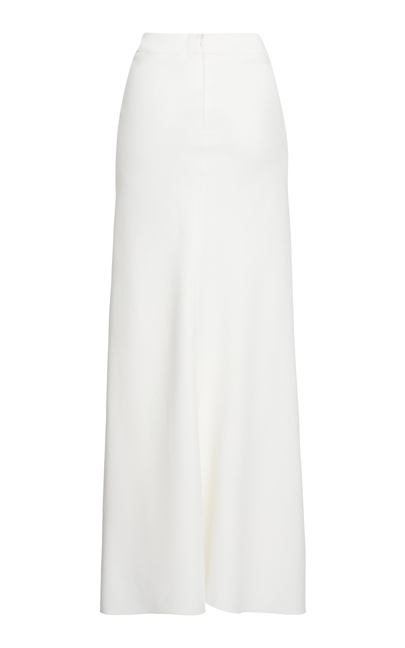 High-Rise Crepe Maxi Skirt