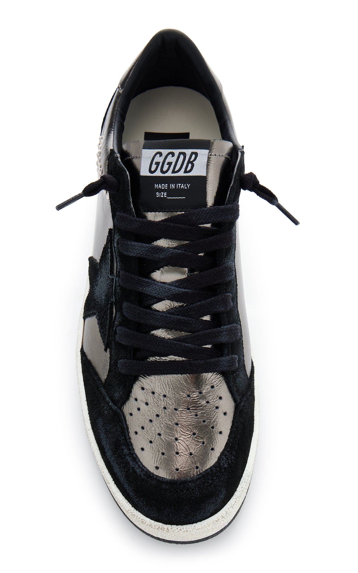Ballstar Crystal-Embellished Suede Sneakers