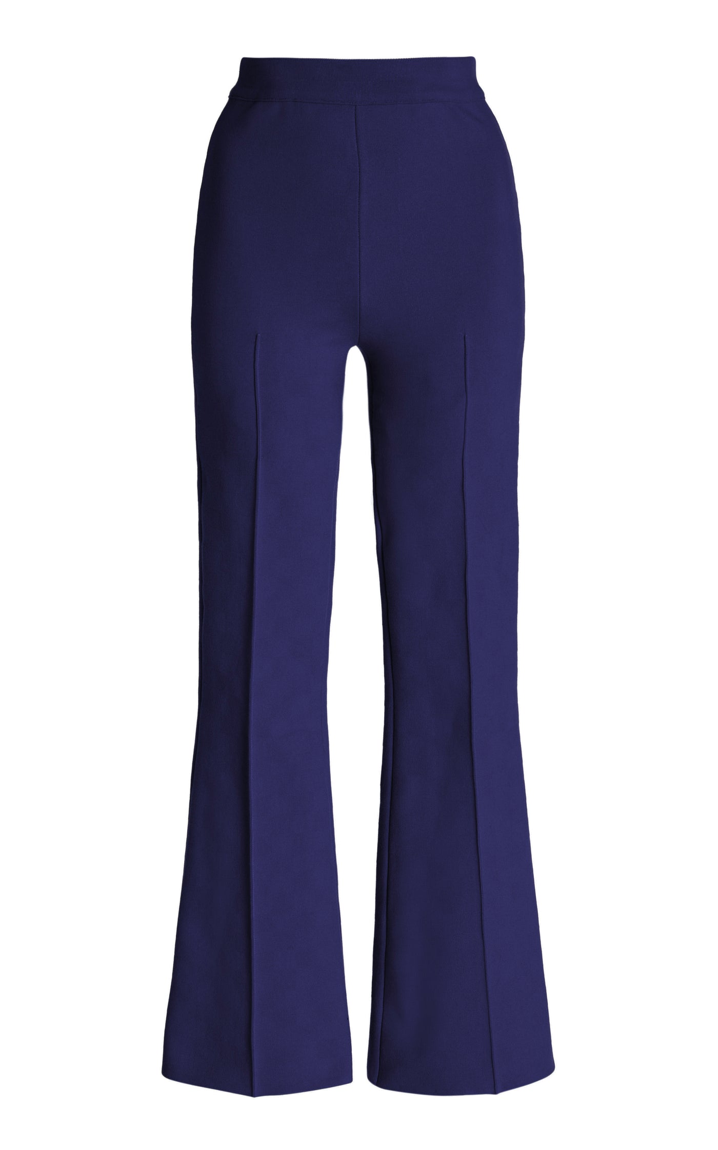 Kick Flared Stretch-Cotton Knit Pants