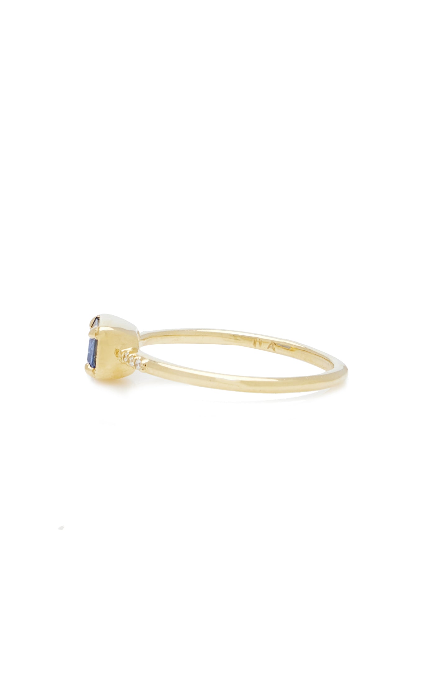 Karina 14K Yellow Gold Sapphire Ring