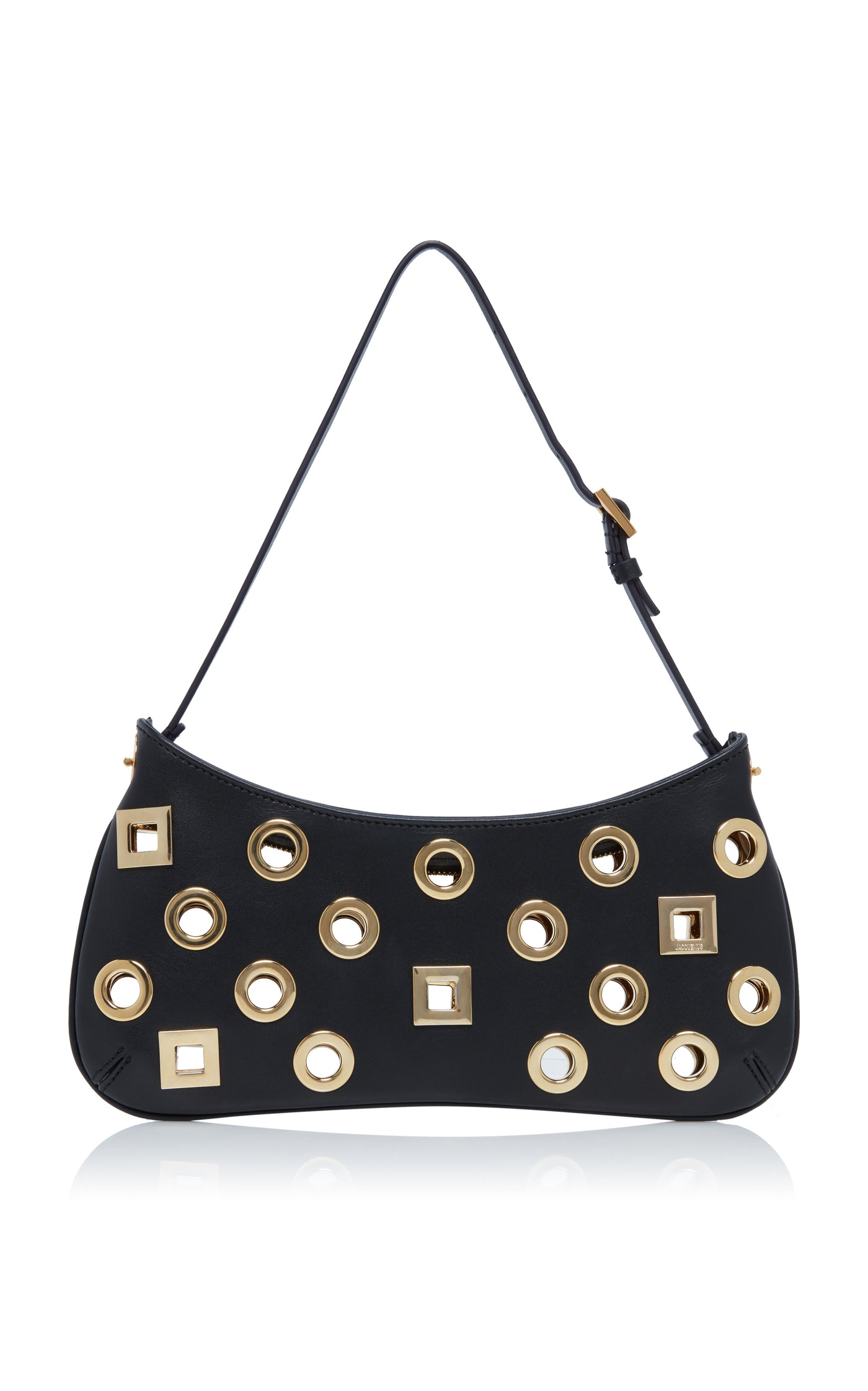 Le Bisou Rond Carre Leather Bag
