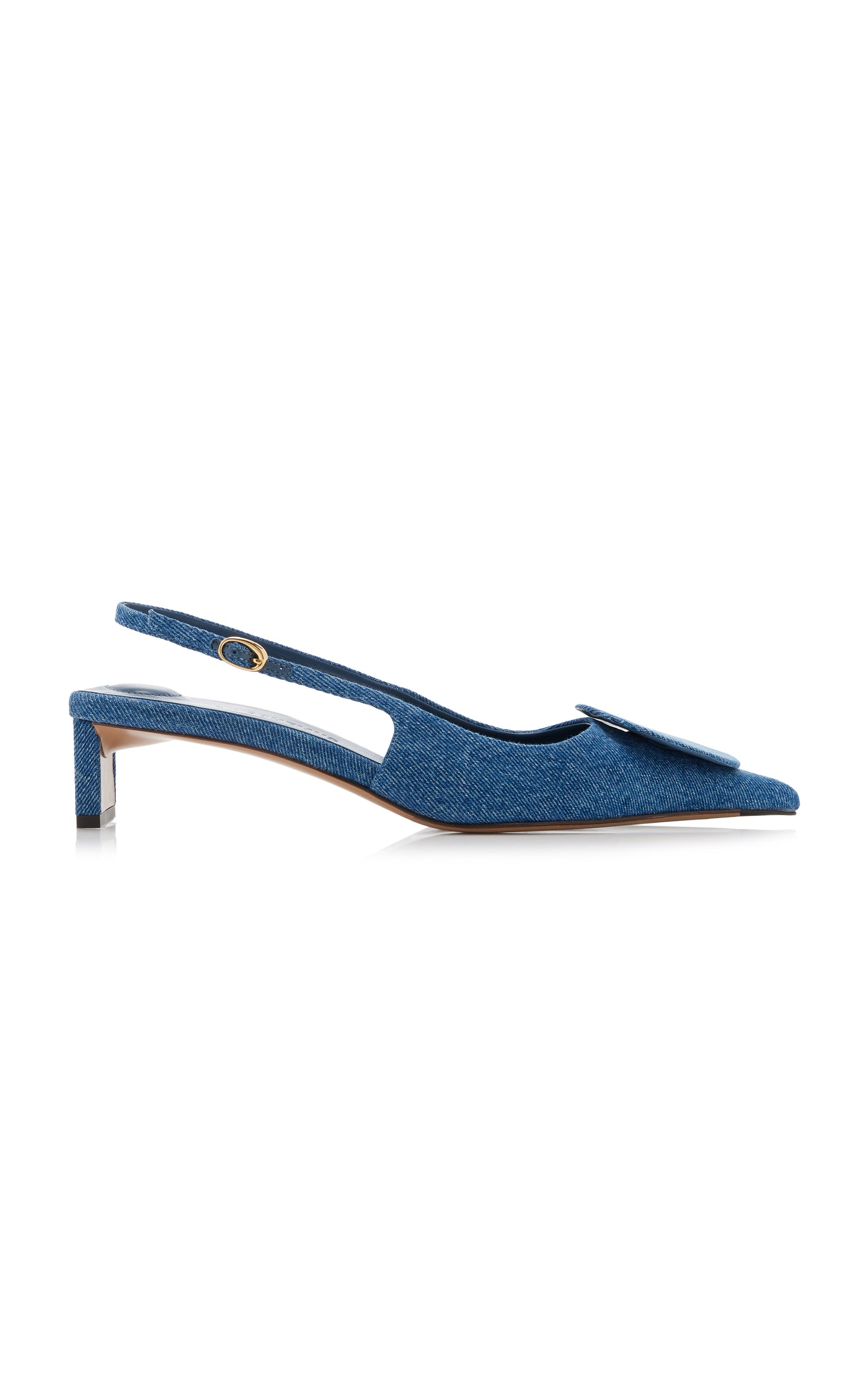 Duelo Denim Slingback Pumps
