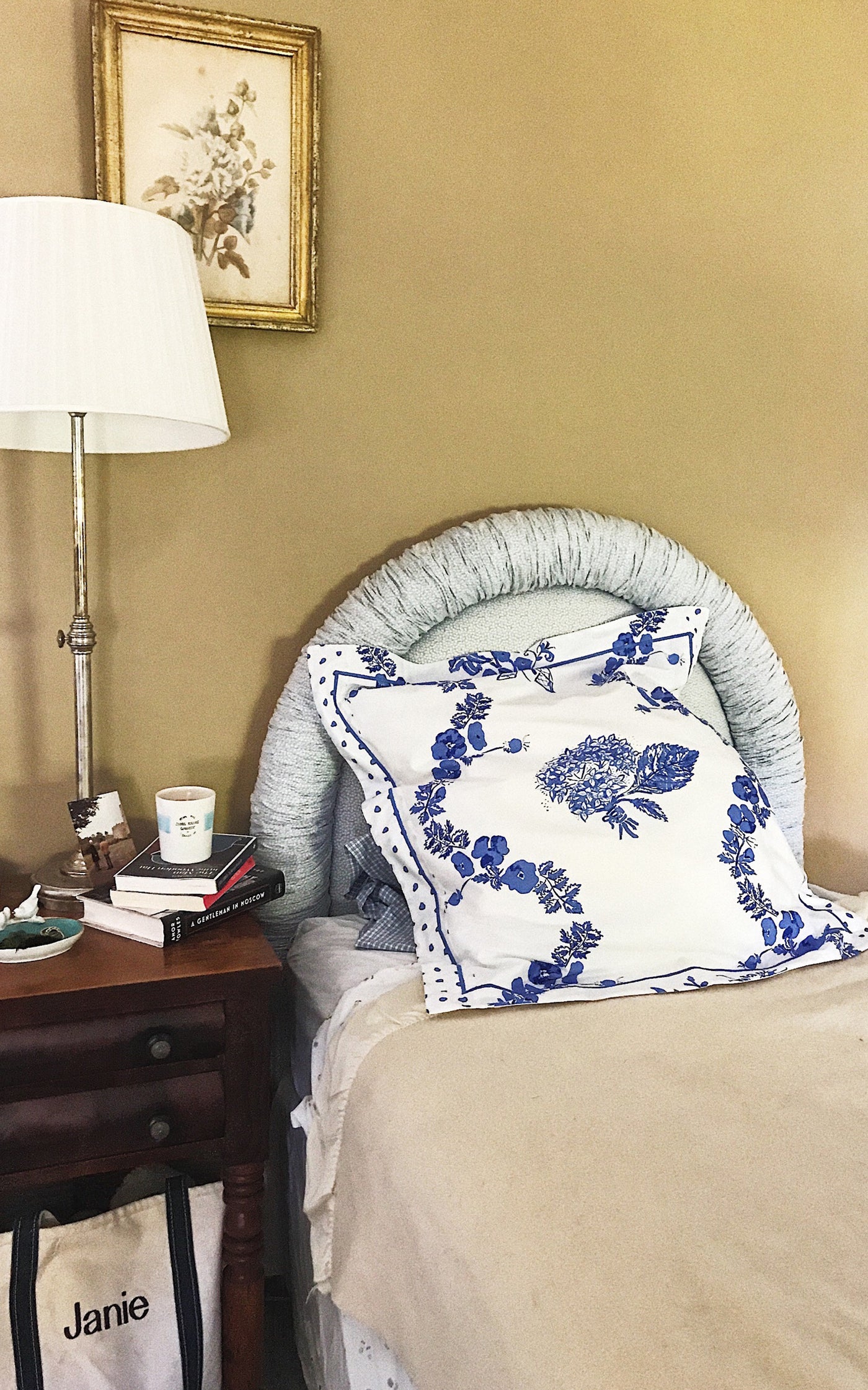 Euro Bridge Street-Printed Cotton Pillow Sham