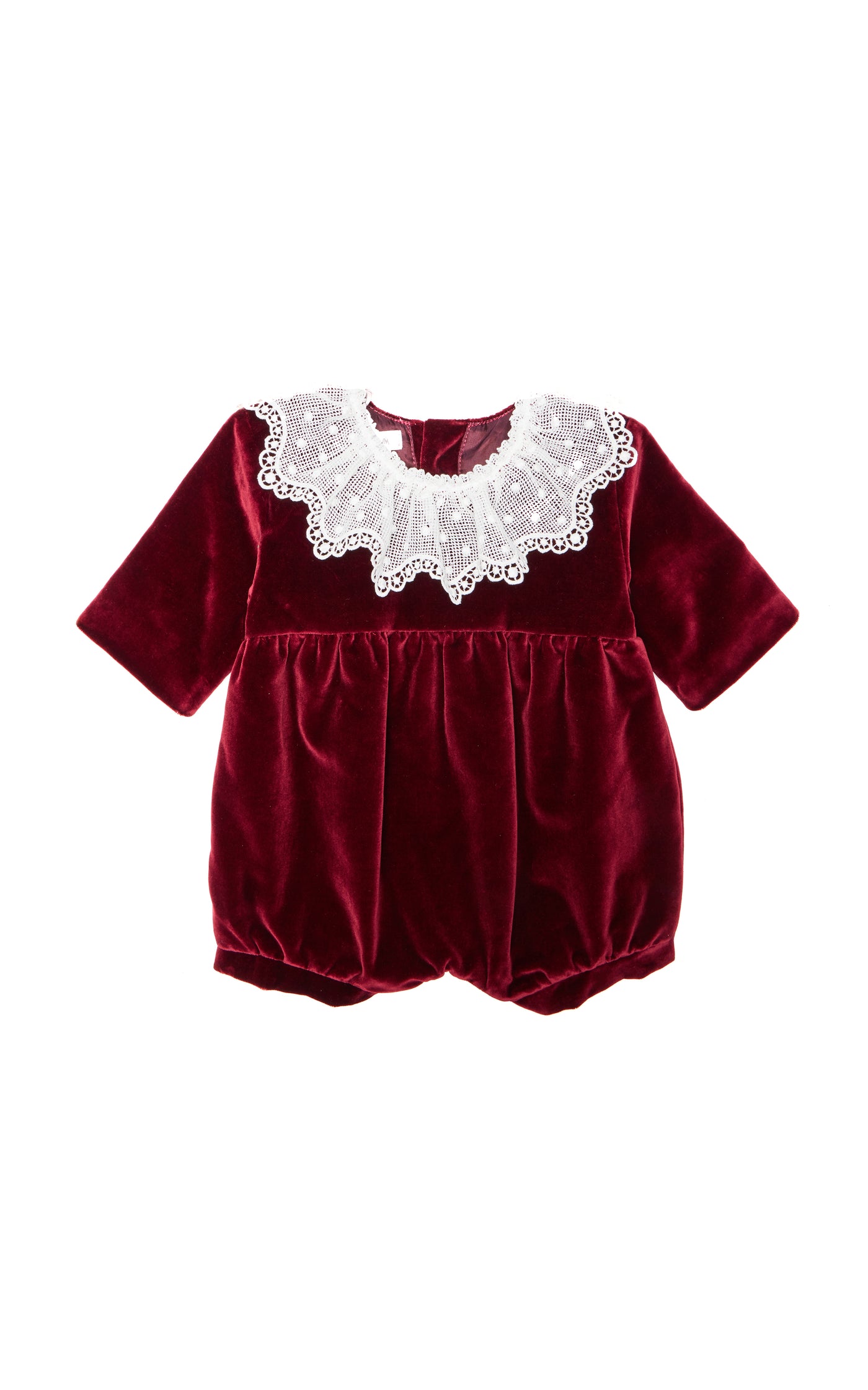 Piccolo Cà Foscari Velvet Baby Romper